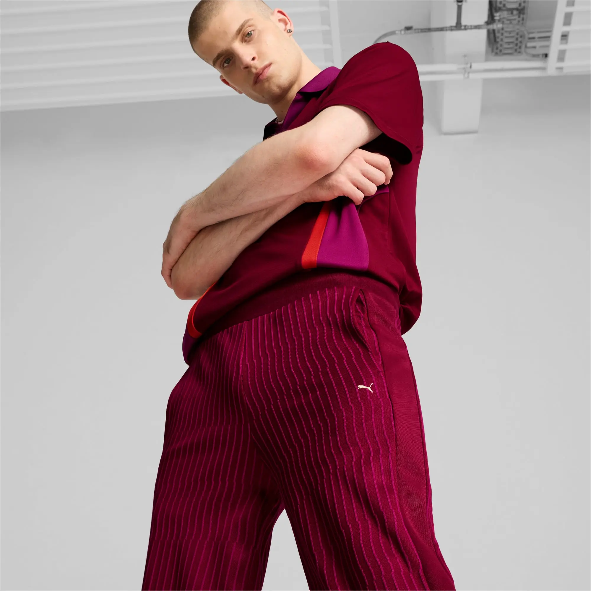 PUMA Players Lane T7 Pants Men, Intense Red