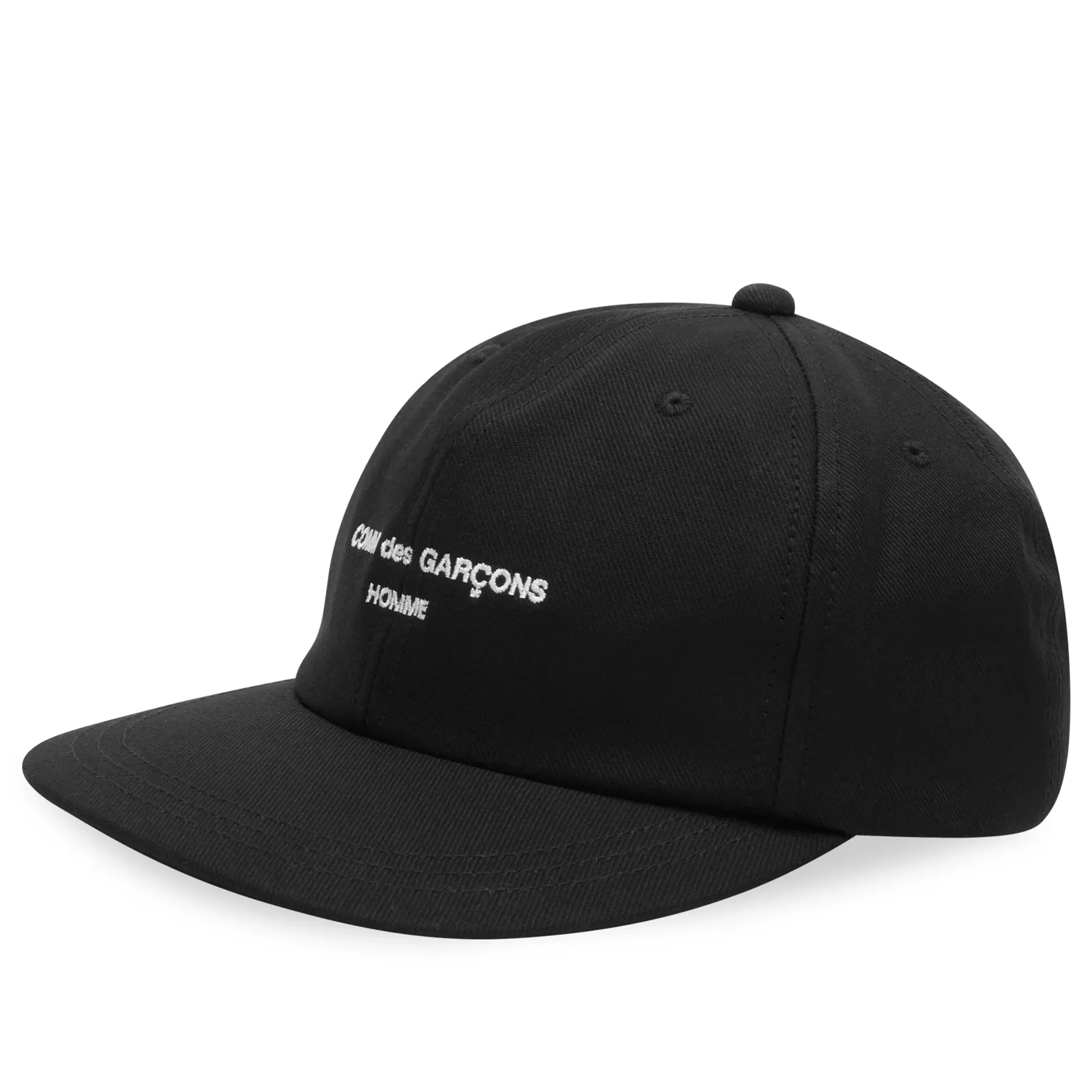 Comme des Garçons Homme Men's Logo Cap Black | HN-K601-051-1