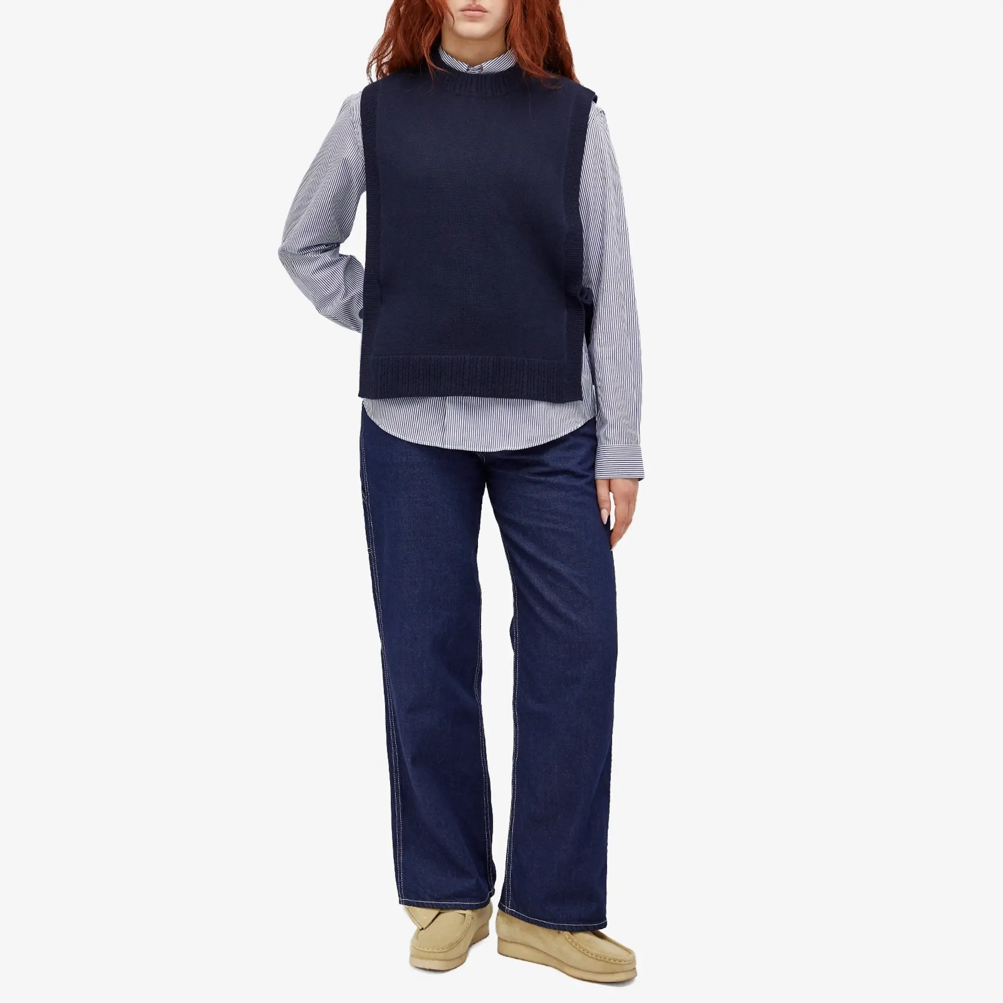 Beams Boy Women's 12oz Denim Painter Pants Indigo