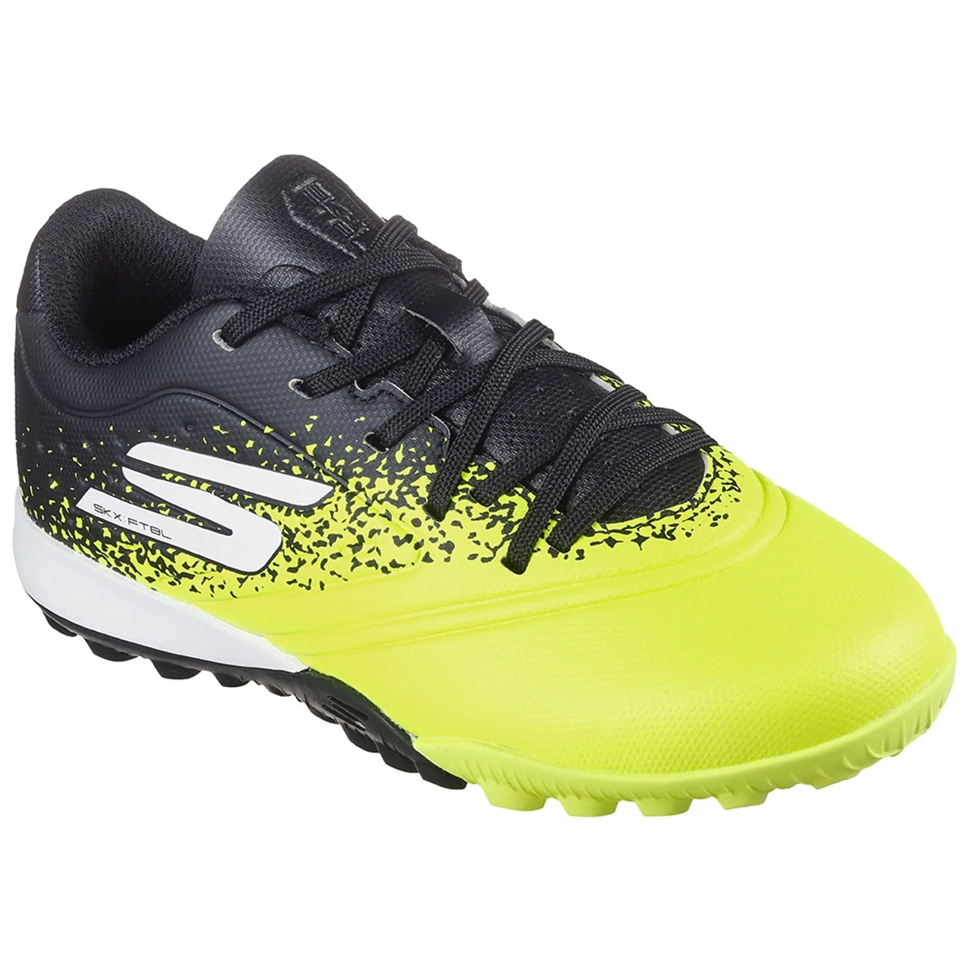 Skechers Razor 1.5 Academy TF Shoes in Black/Silver