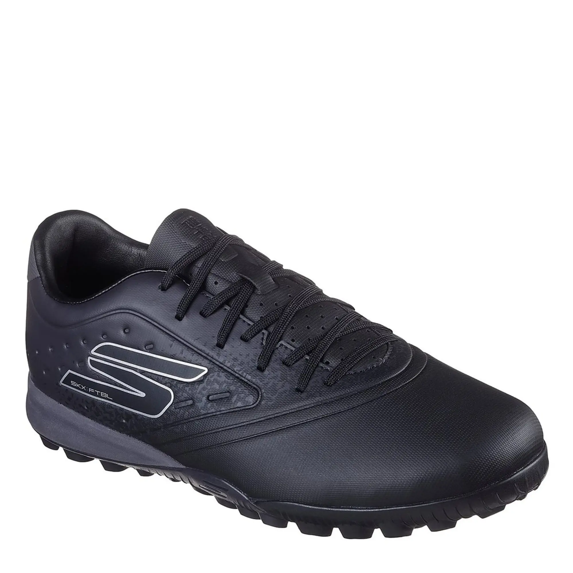 Skechers Razor 1.5 Academy TF Shoes in Black/Silver