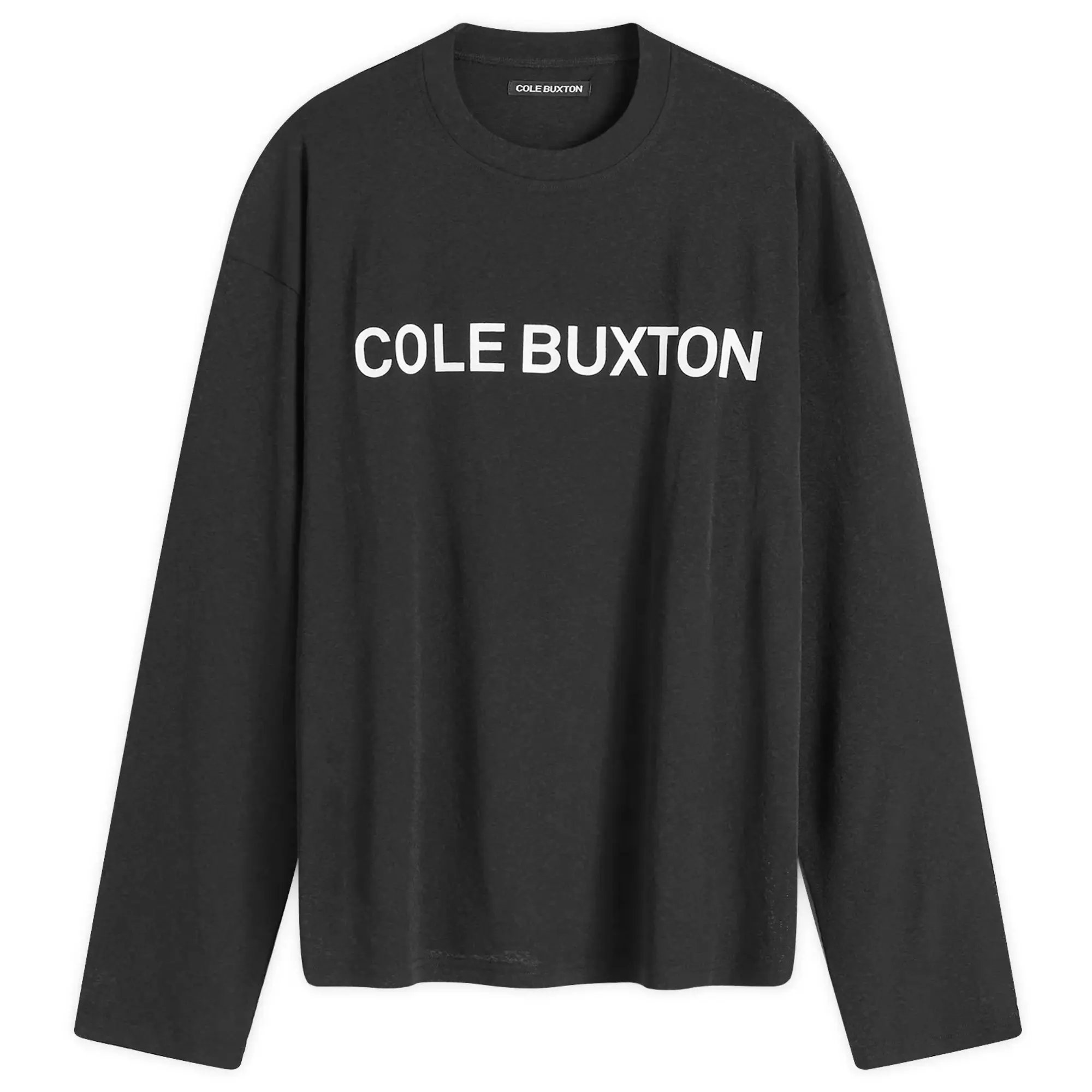 Cole Buxton Men's Waffle Long Sleeve Shirt Vintage Black