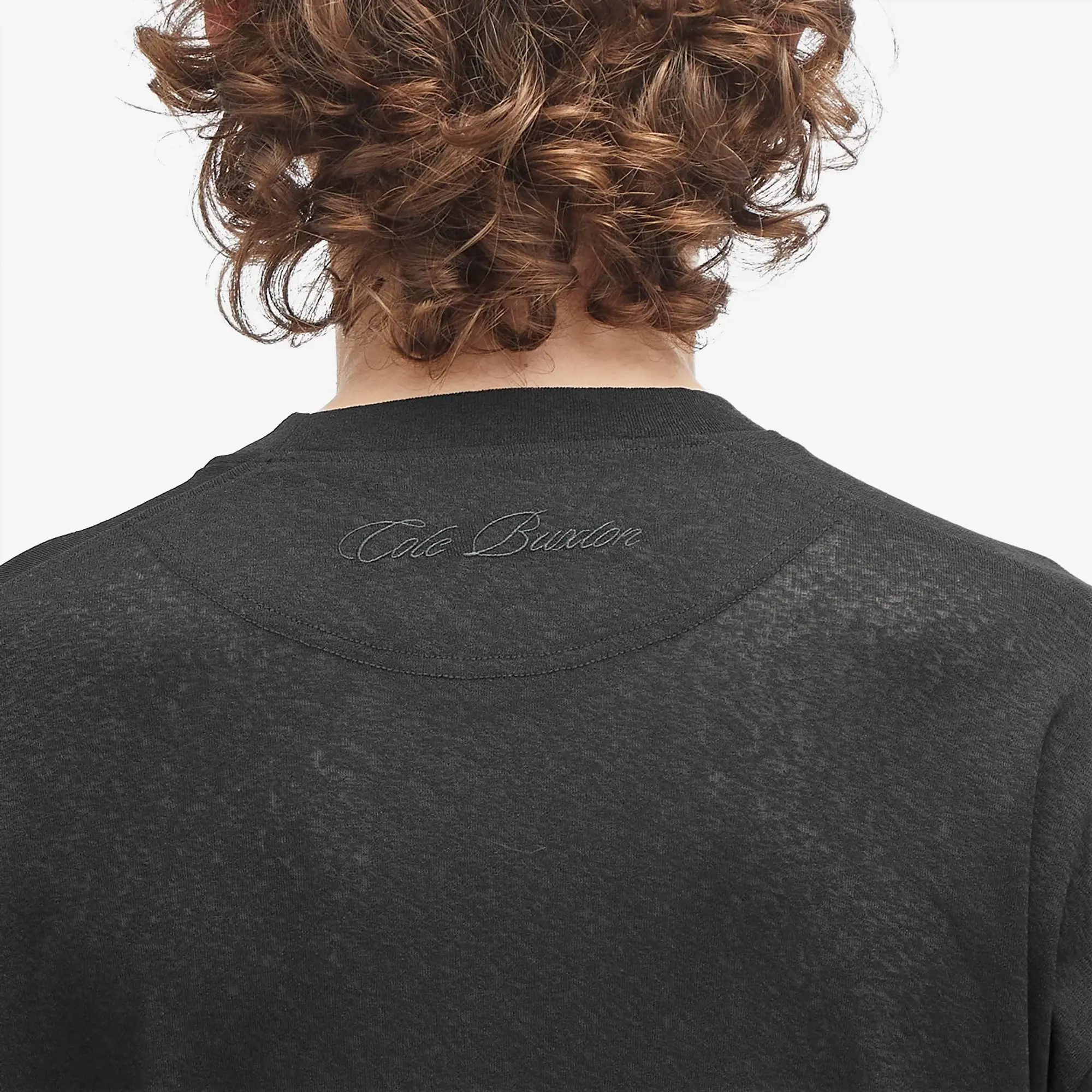 Cole Buxton Men's Waffle Long Sleeve Shirt Vintage Black