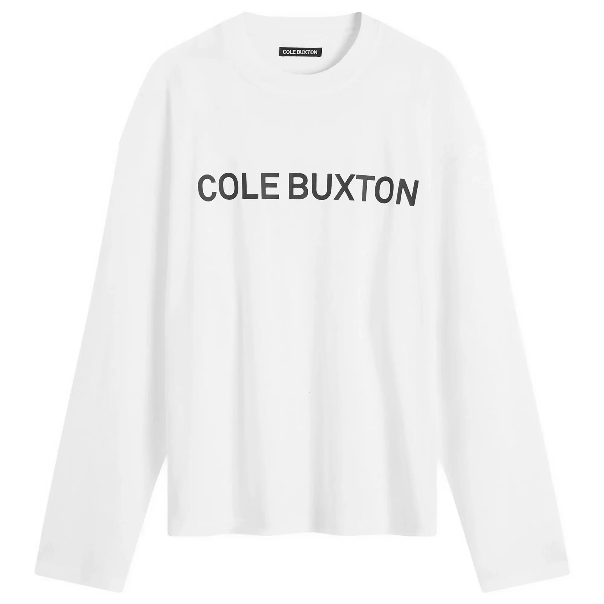 Cole Buxton Men's Waffle Long Sleeve Shirt Vintage White