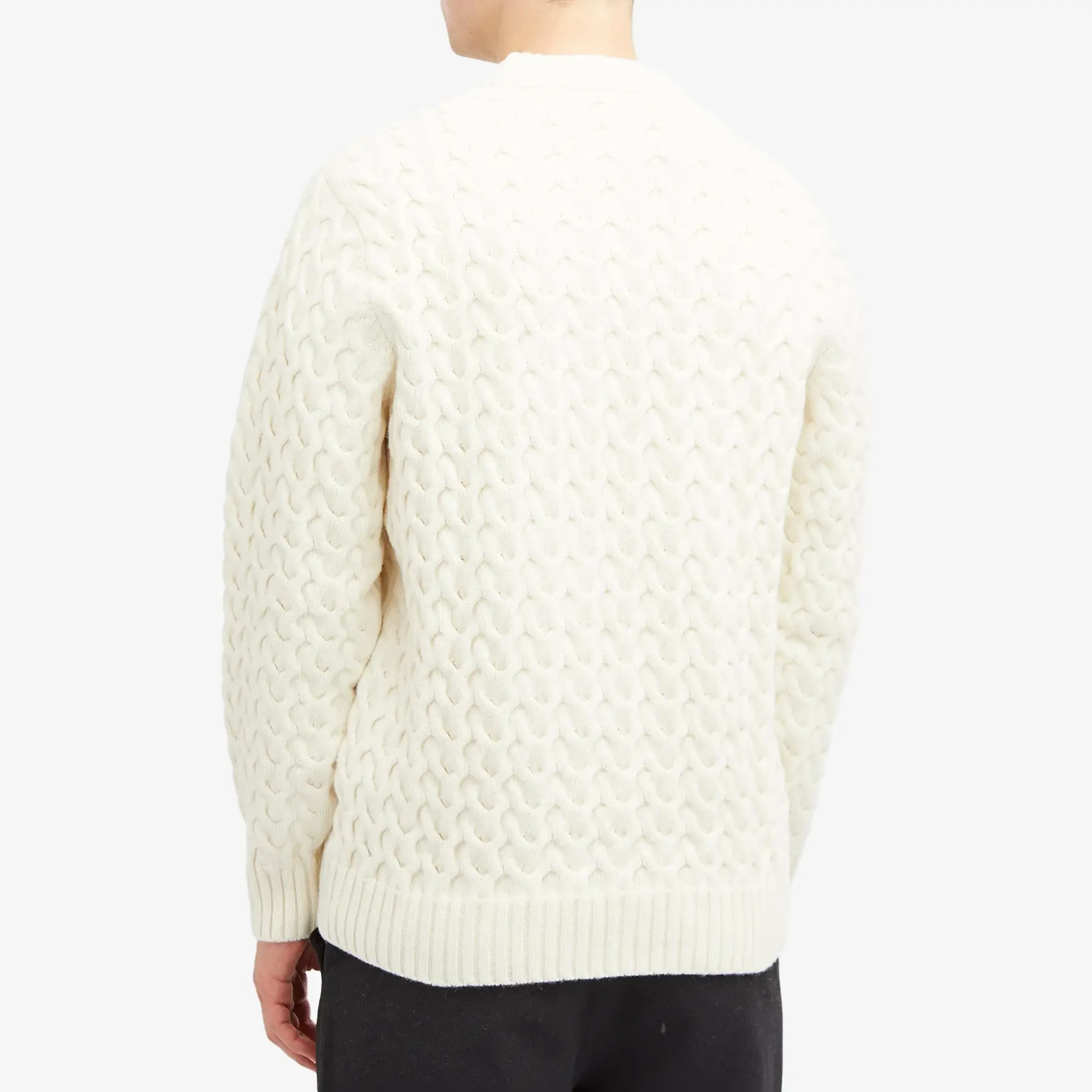 Armor-Lux Men's Cable Knit Jumper Nautral