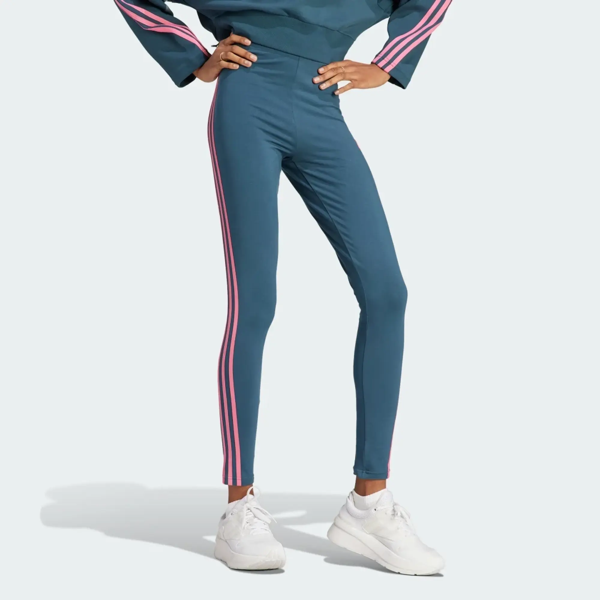 adidas  FI 3S LEGGING  women's Tights in Marine