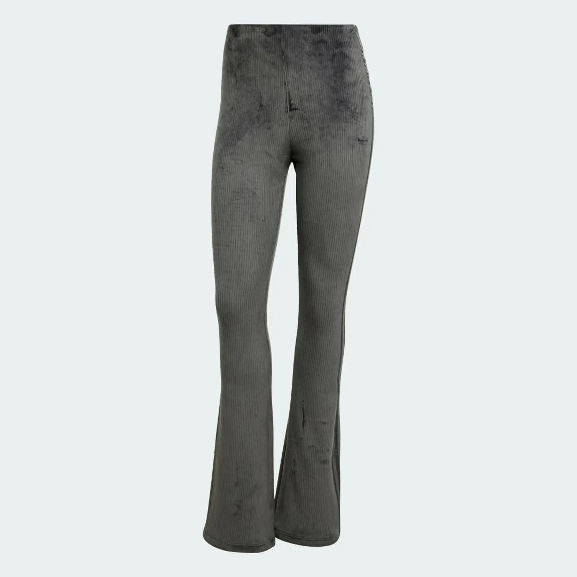【ADIDAS】Ribbed Flared Leggings - Charcoal / JN3024 Adidas Originals Rib Flared Leggings | JN3024 | FOOTY.COM
