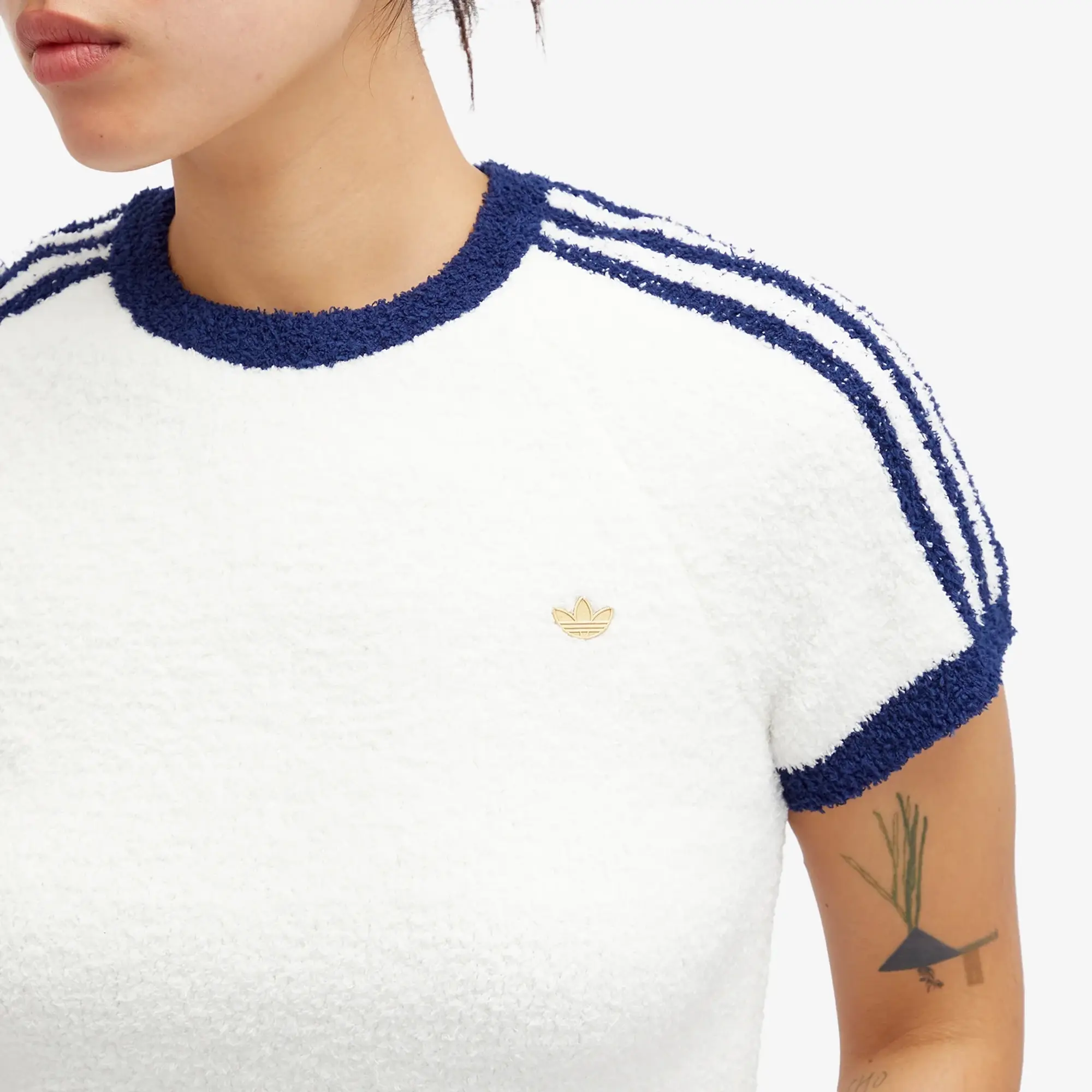 Adidas Women's Knit T-Shirt Off White