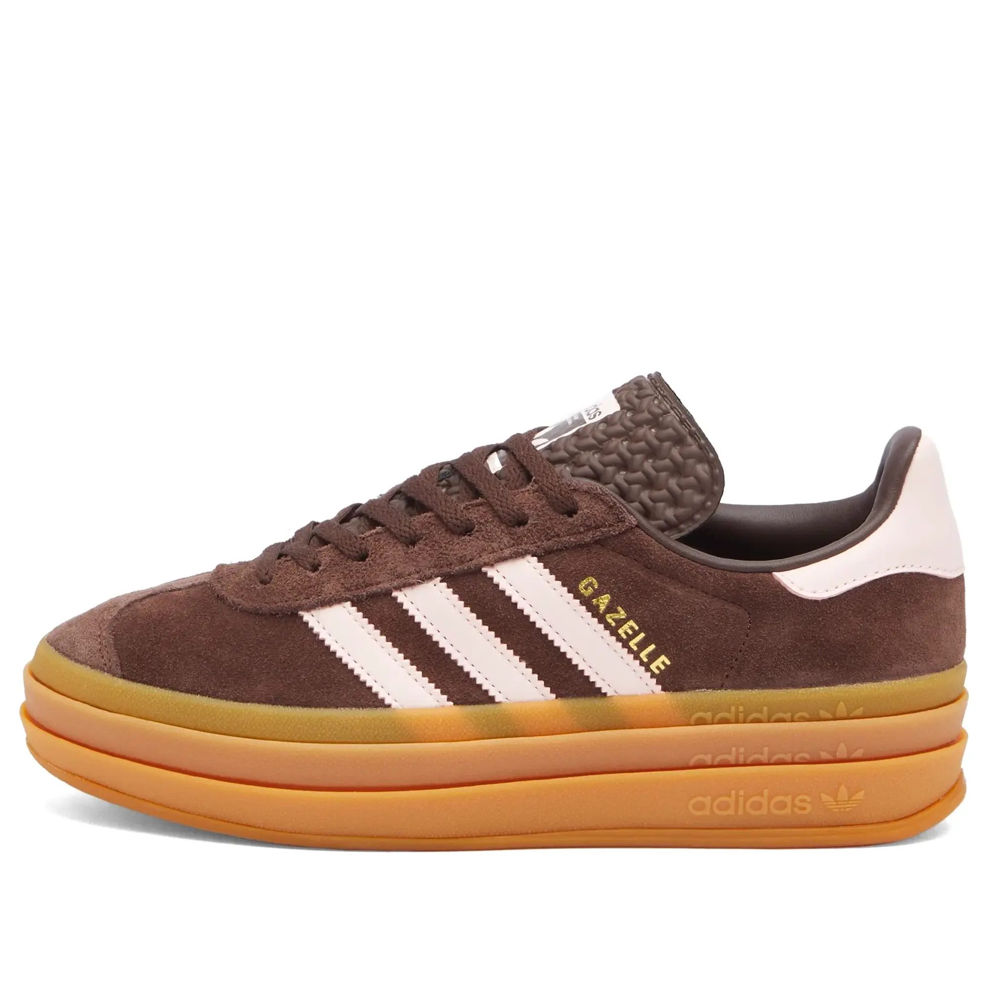 adidas Originals Womens Gazelle Bold Trainer - Brown - Size 4 - Brown