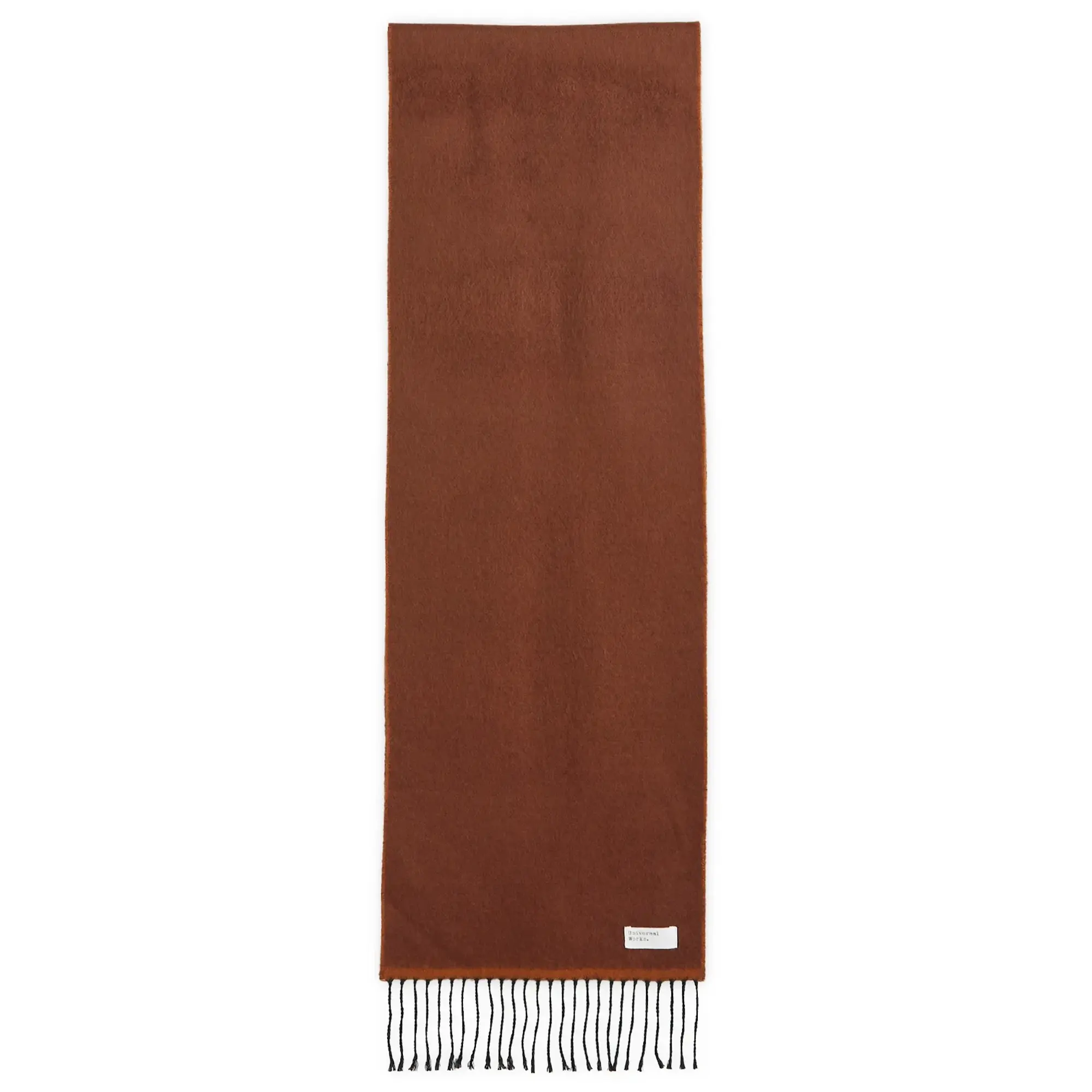 Universal Works Men's Double Sided Scarf Brown