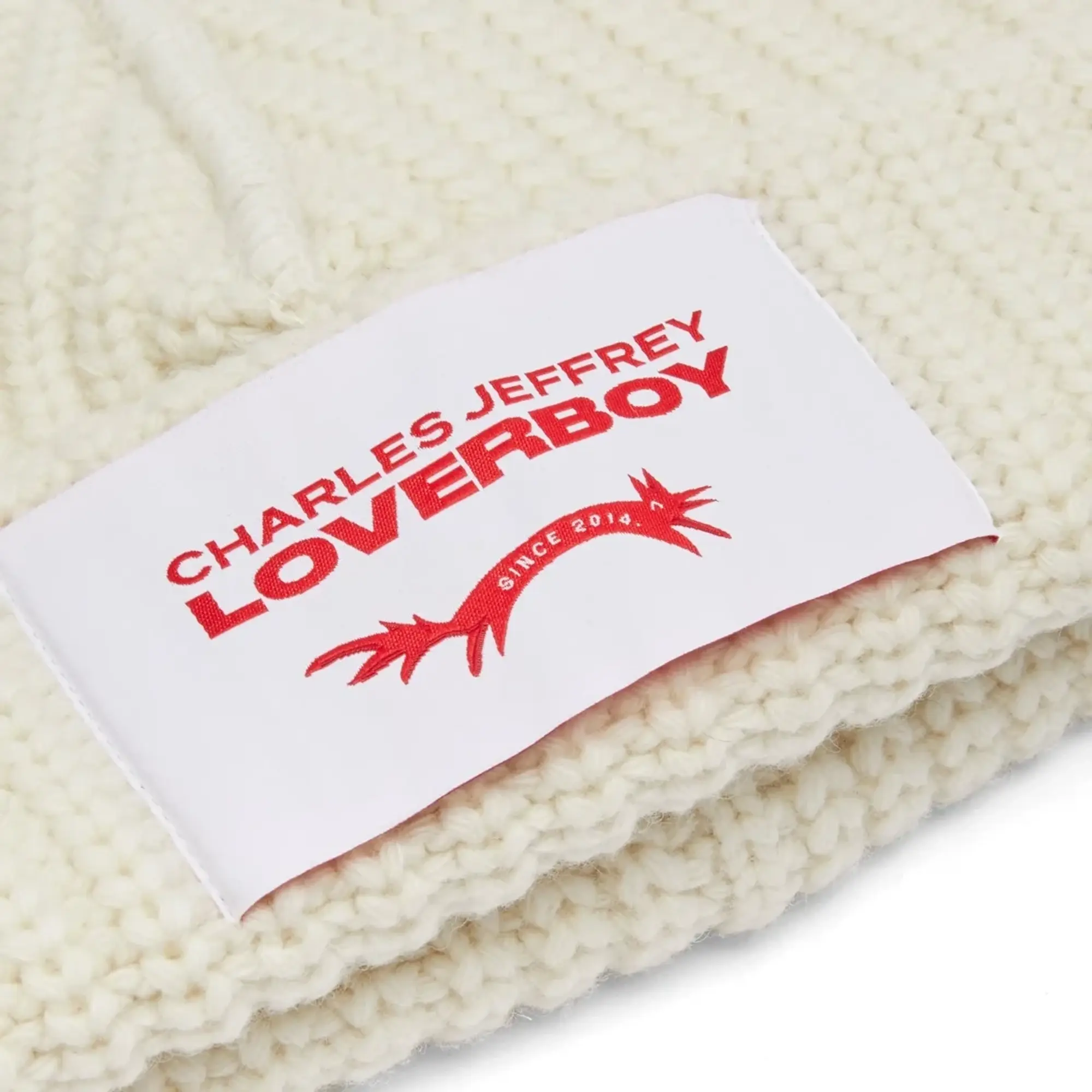 Charles Jeffrey Loverboy Women's Chunky Ears Beanie Ecru