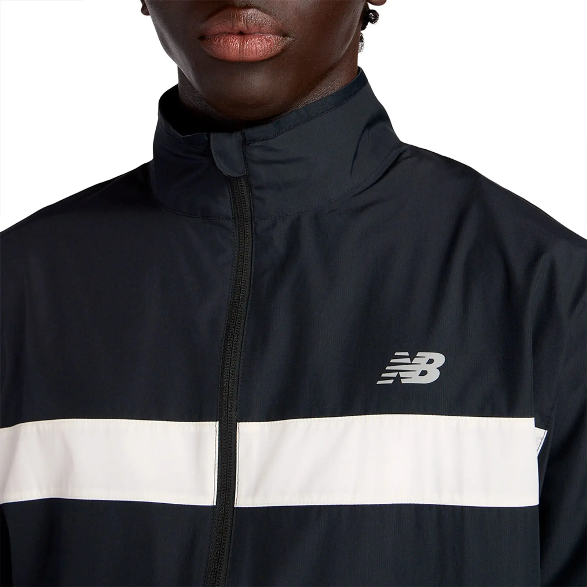 New Balance Men's Sport Essentials Jacket in Green Polywoven