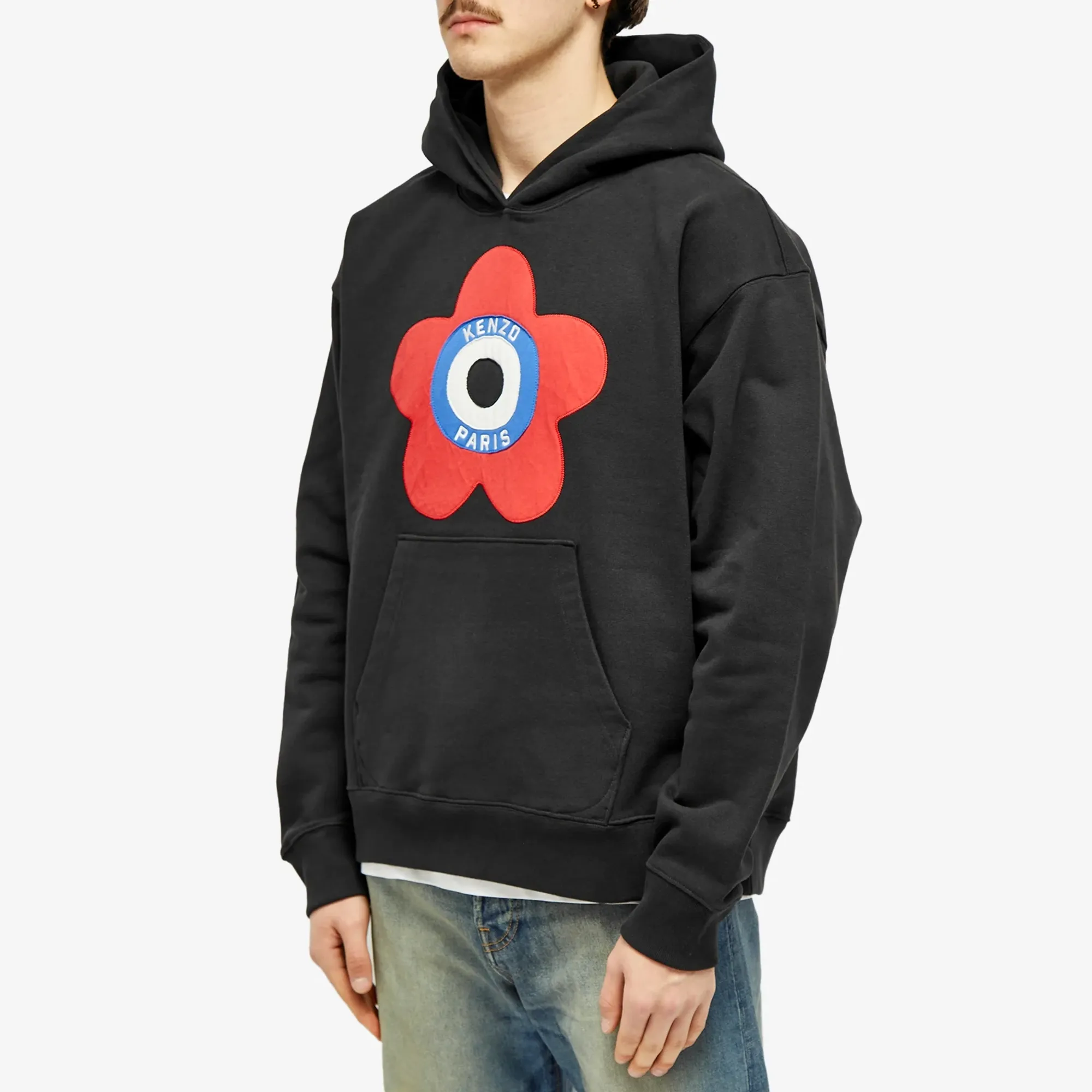 Target Overssized Kenzo Men's Target Oversized Popover Hoodie Black | FD65SW0744ME-99J ...
