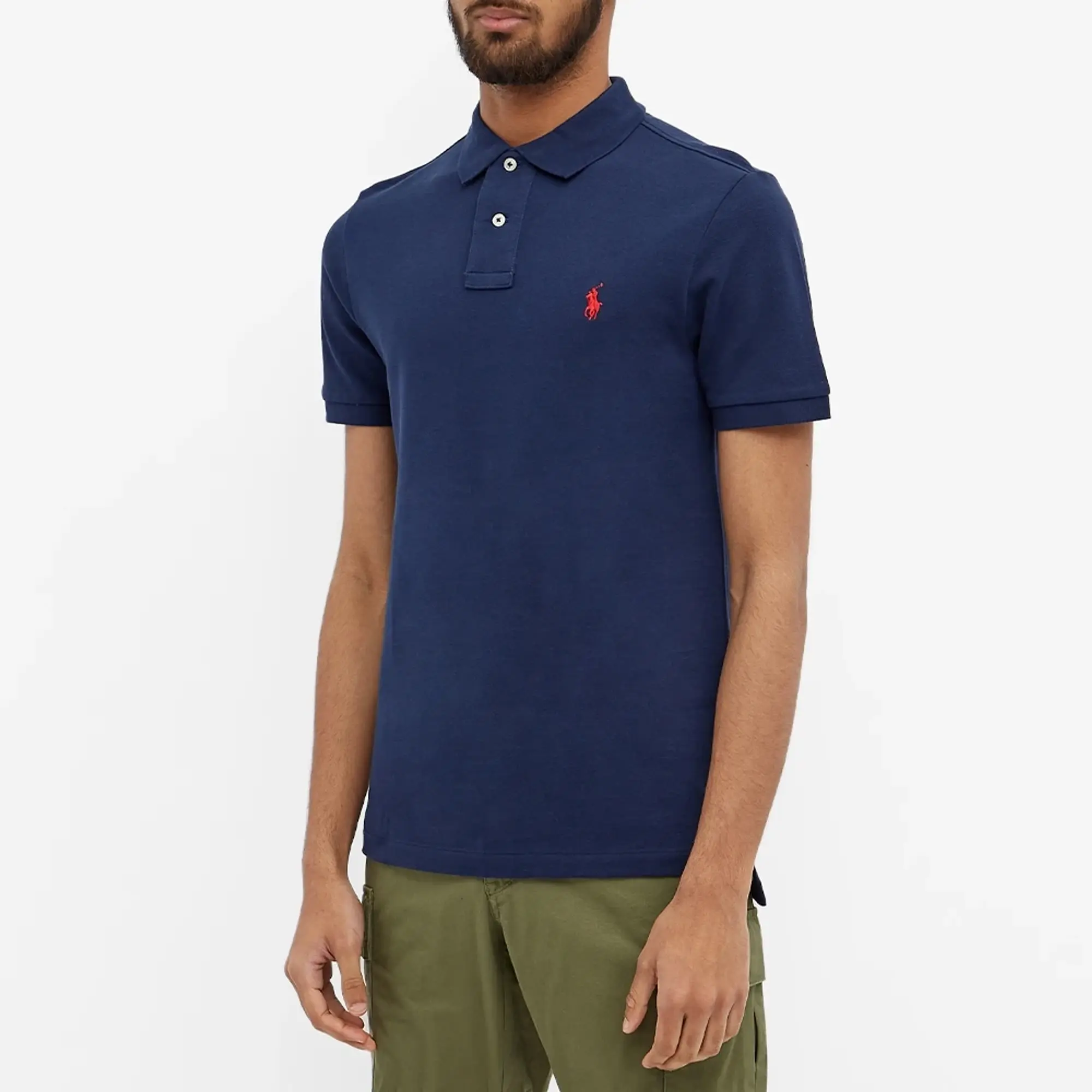 Polo Ralph Lauren  POLO AJUSTE SLIM FIT EN COTON BASIC MESH  men's Polo shirt in Marine