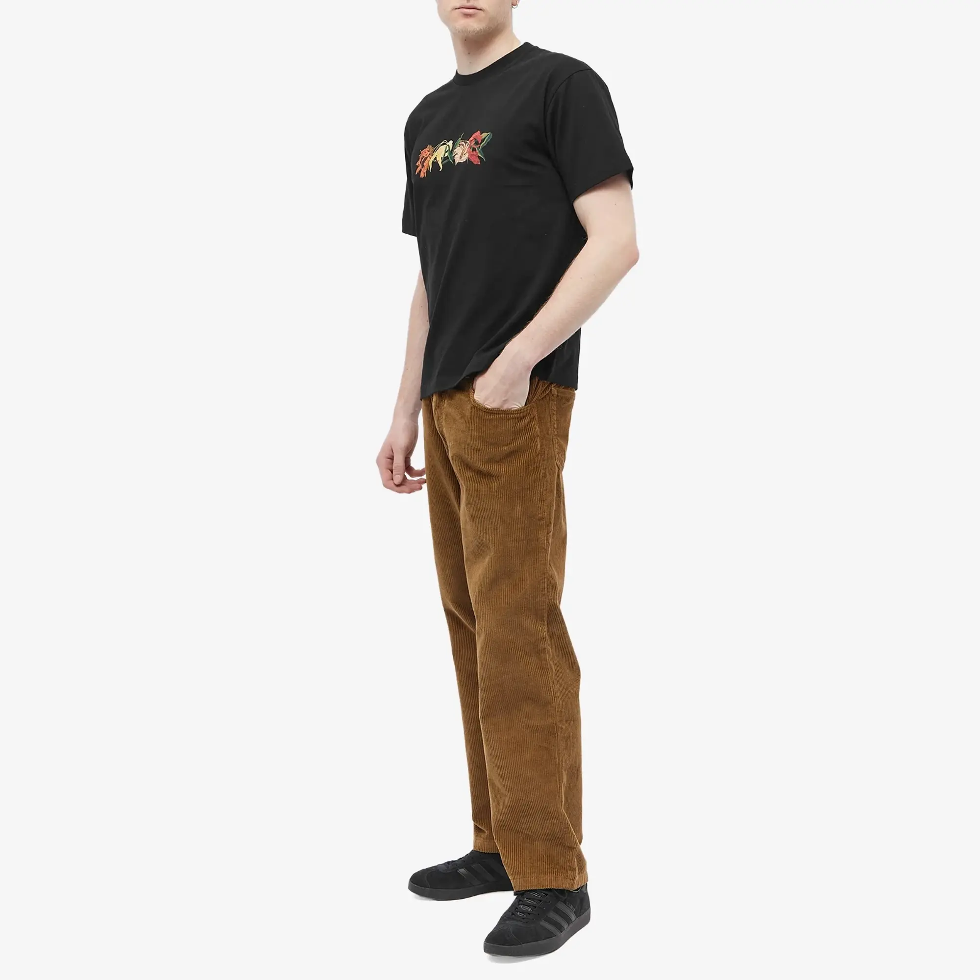 Dancer Men's Dying Flowers T-Shirt Black