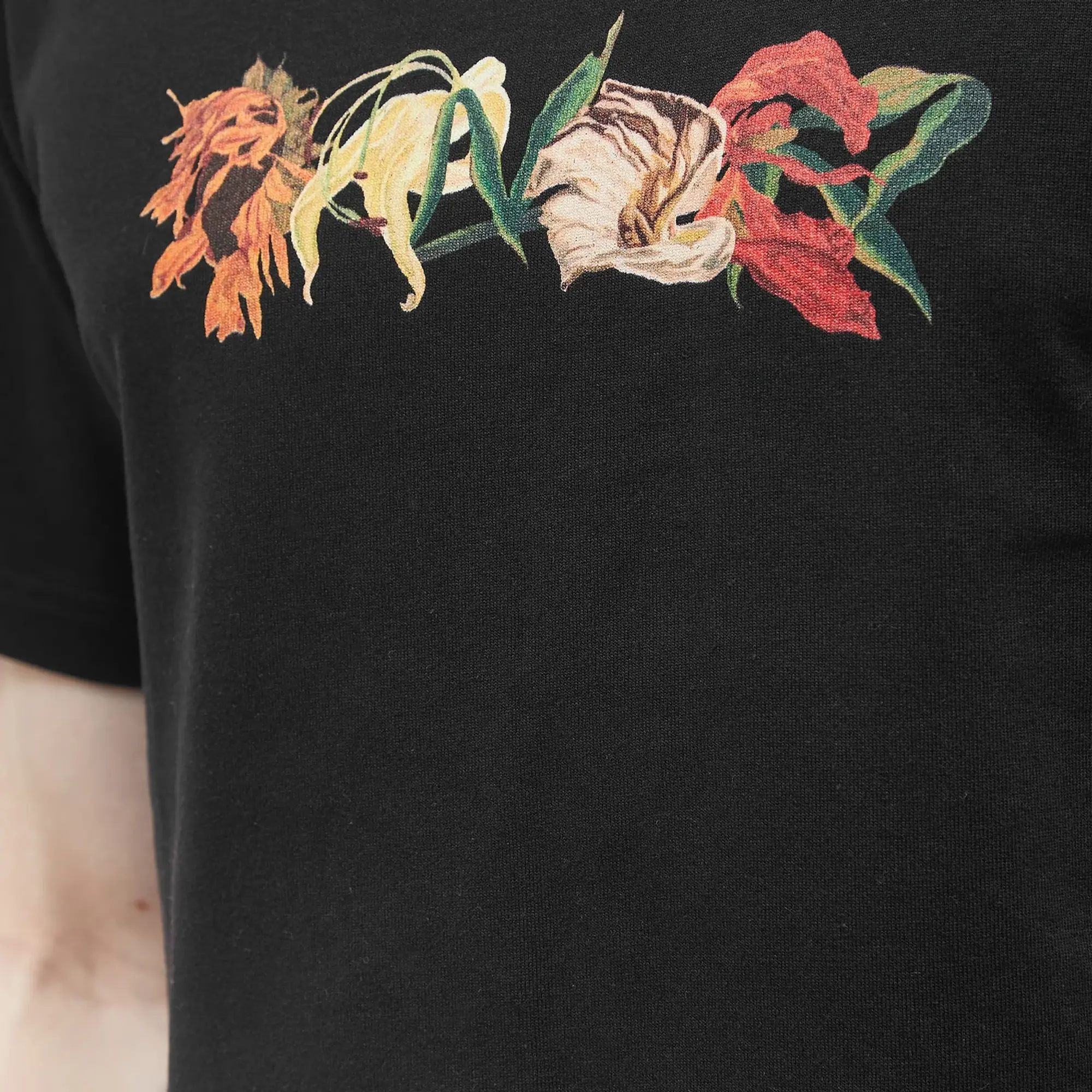 Dancer Men's Dying Flowers T-Shirt Black