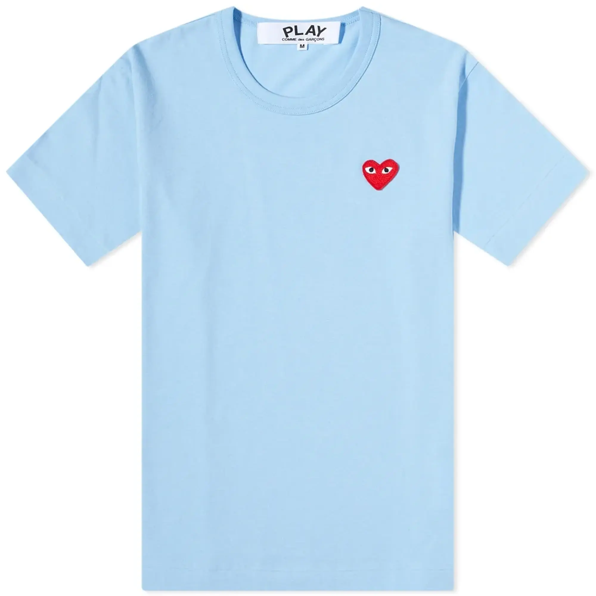 Comme des Garçons Play Comme des Garcons Play Red Heart T-Shirt Blue