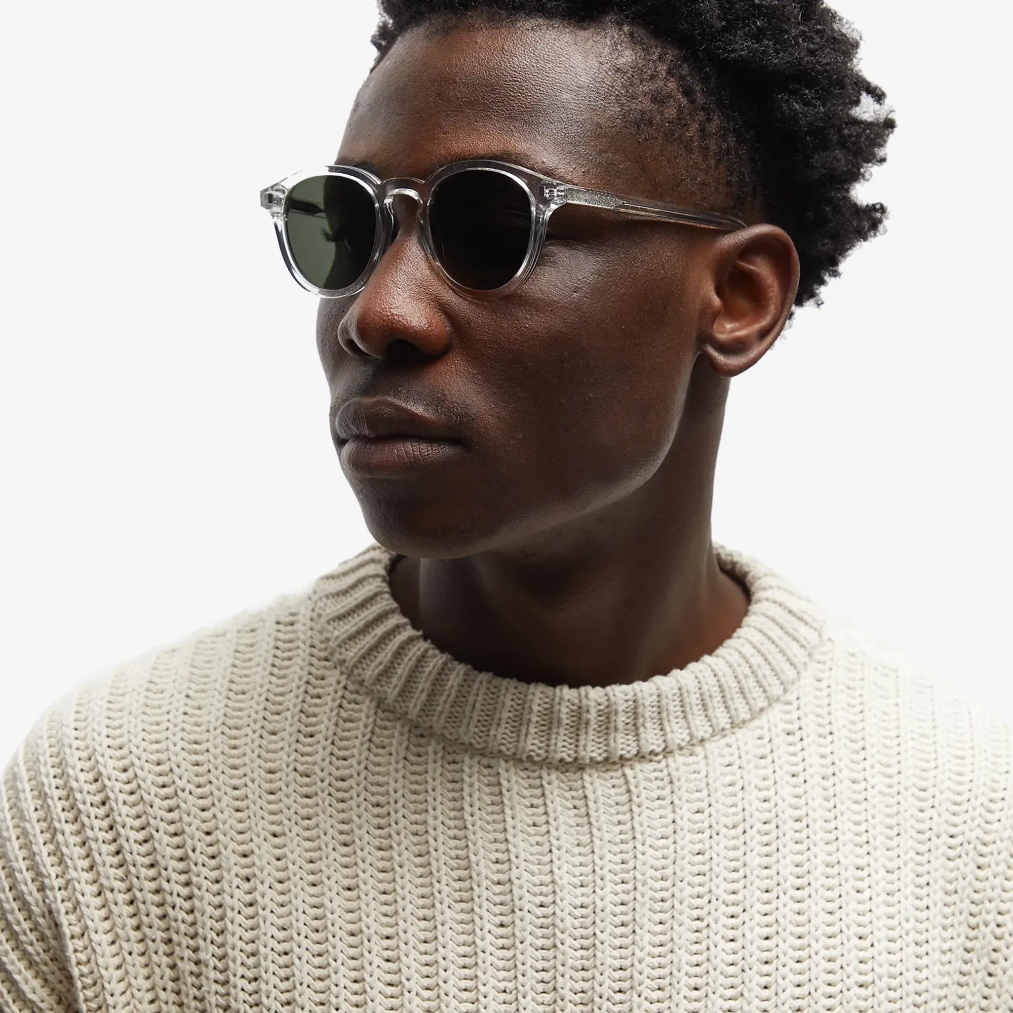 Monokel Men's Nelson Sunglasses Crystal