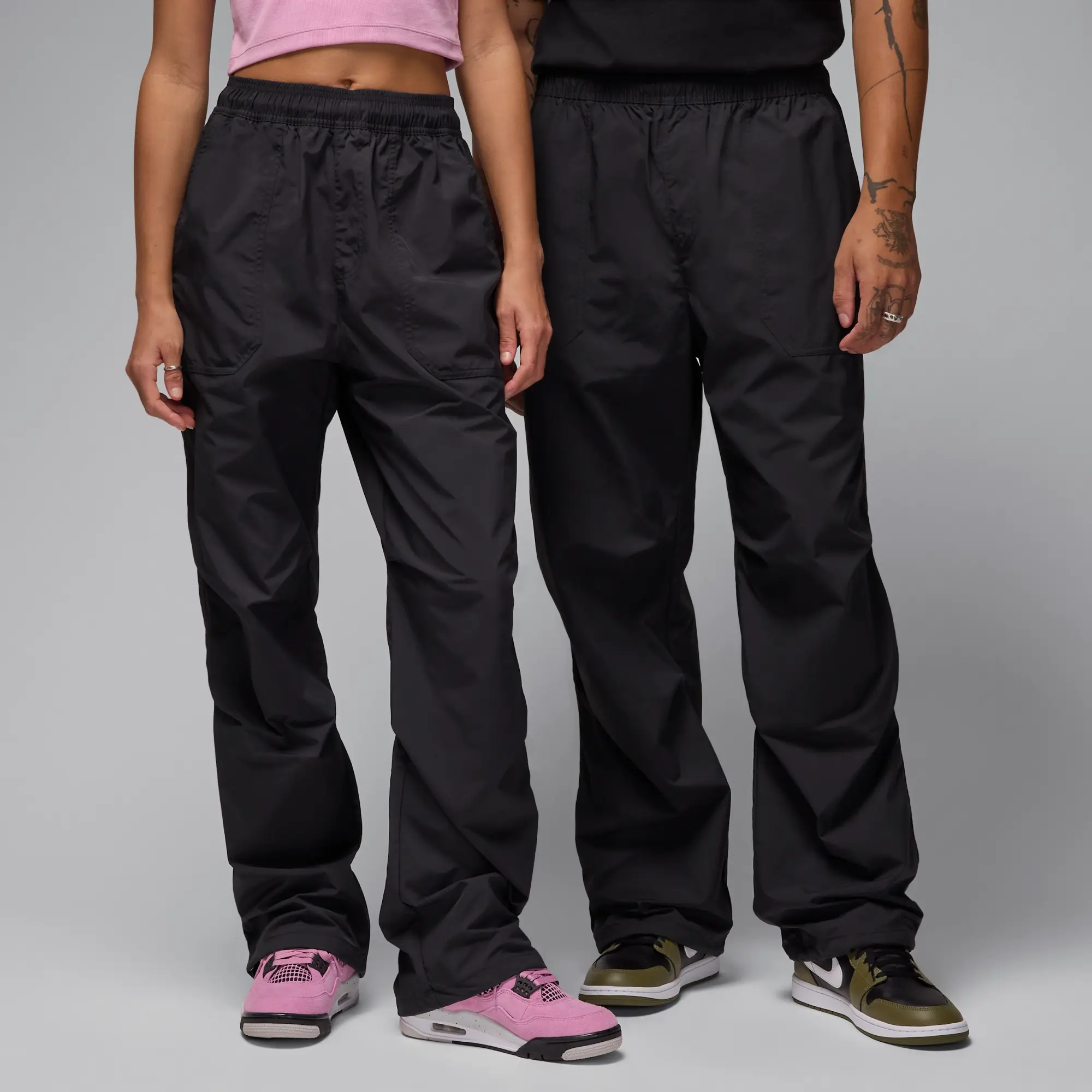 Nike Jordan Essentials Men's Woven Trousers - Black - Recycled Nylon Minimum