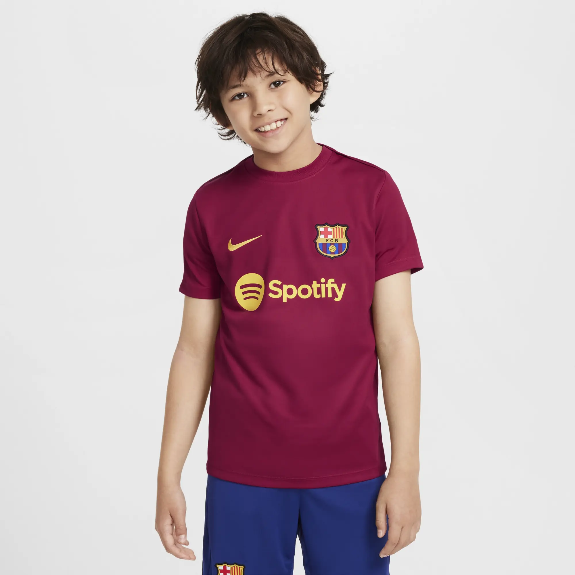 Barcelona Nike Academy Pro Training Top - Red - Kids