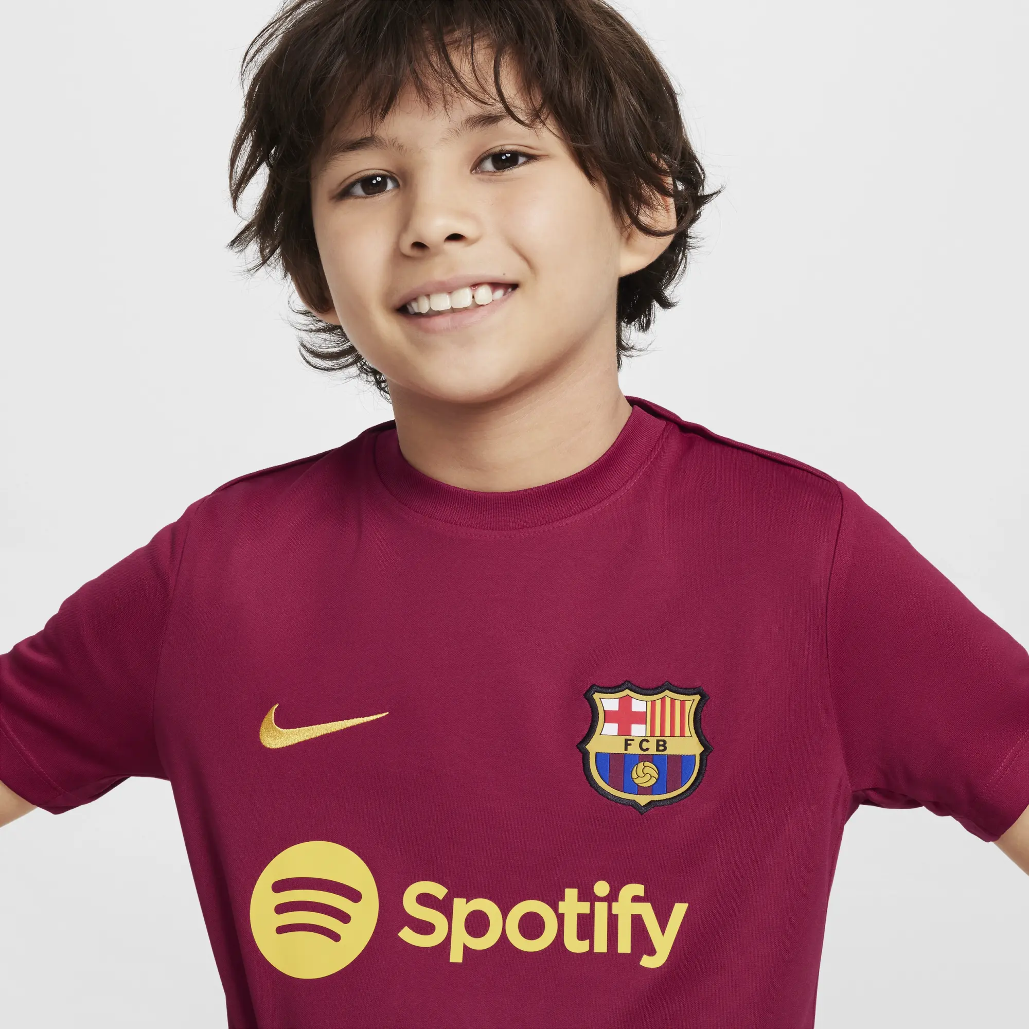 Barcelona Nike Academy Pro Training Top - Red - Kids