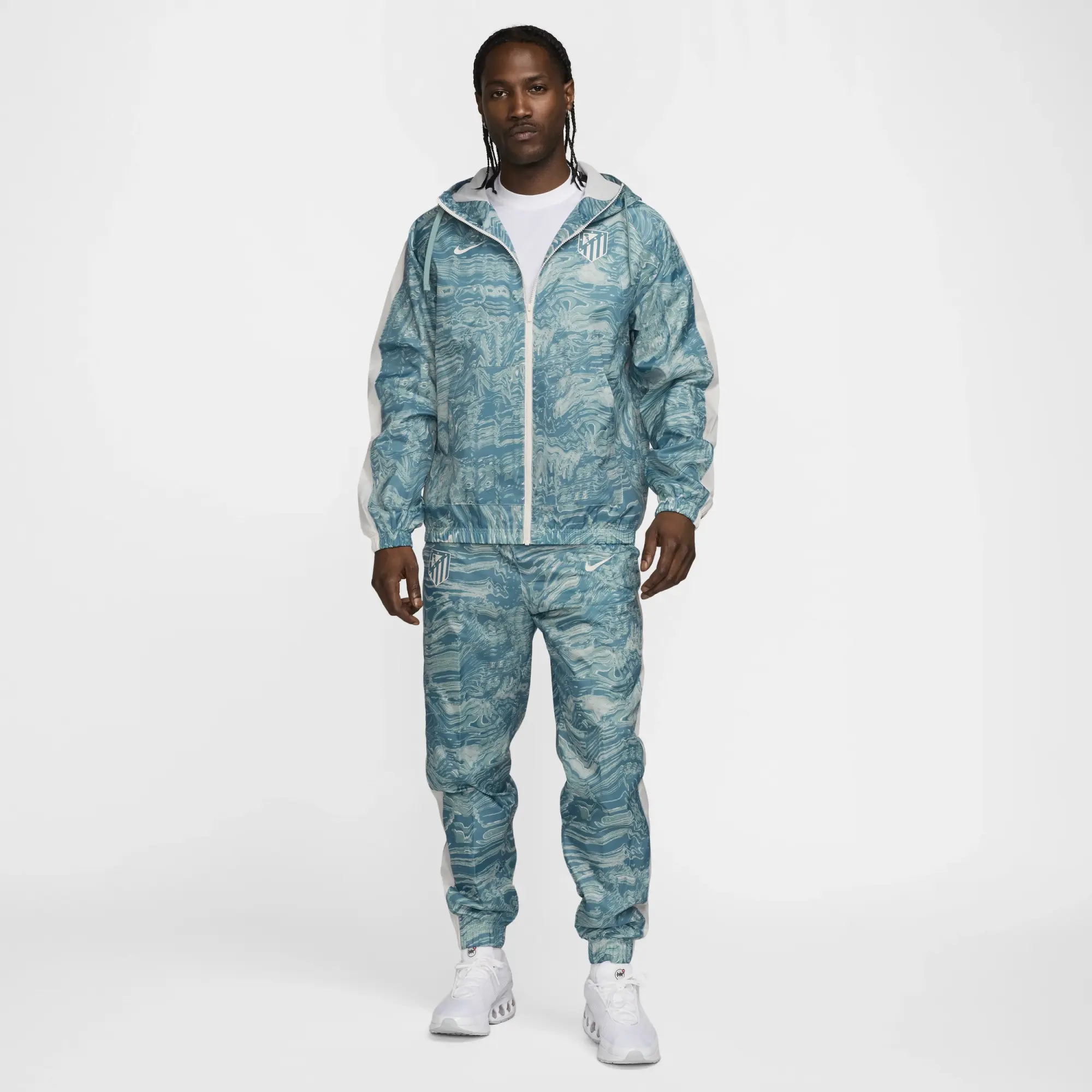 Nike patterned tracksuit best sale