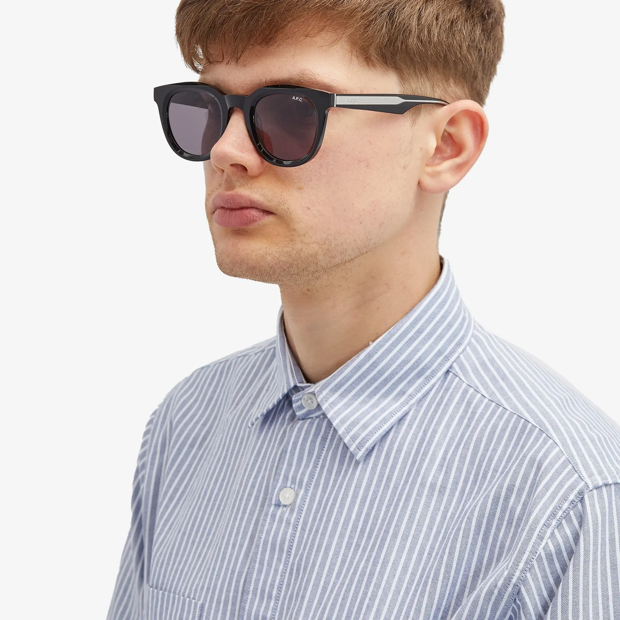 A.P.C. Men's Lou Sunglasses Black