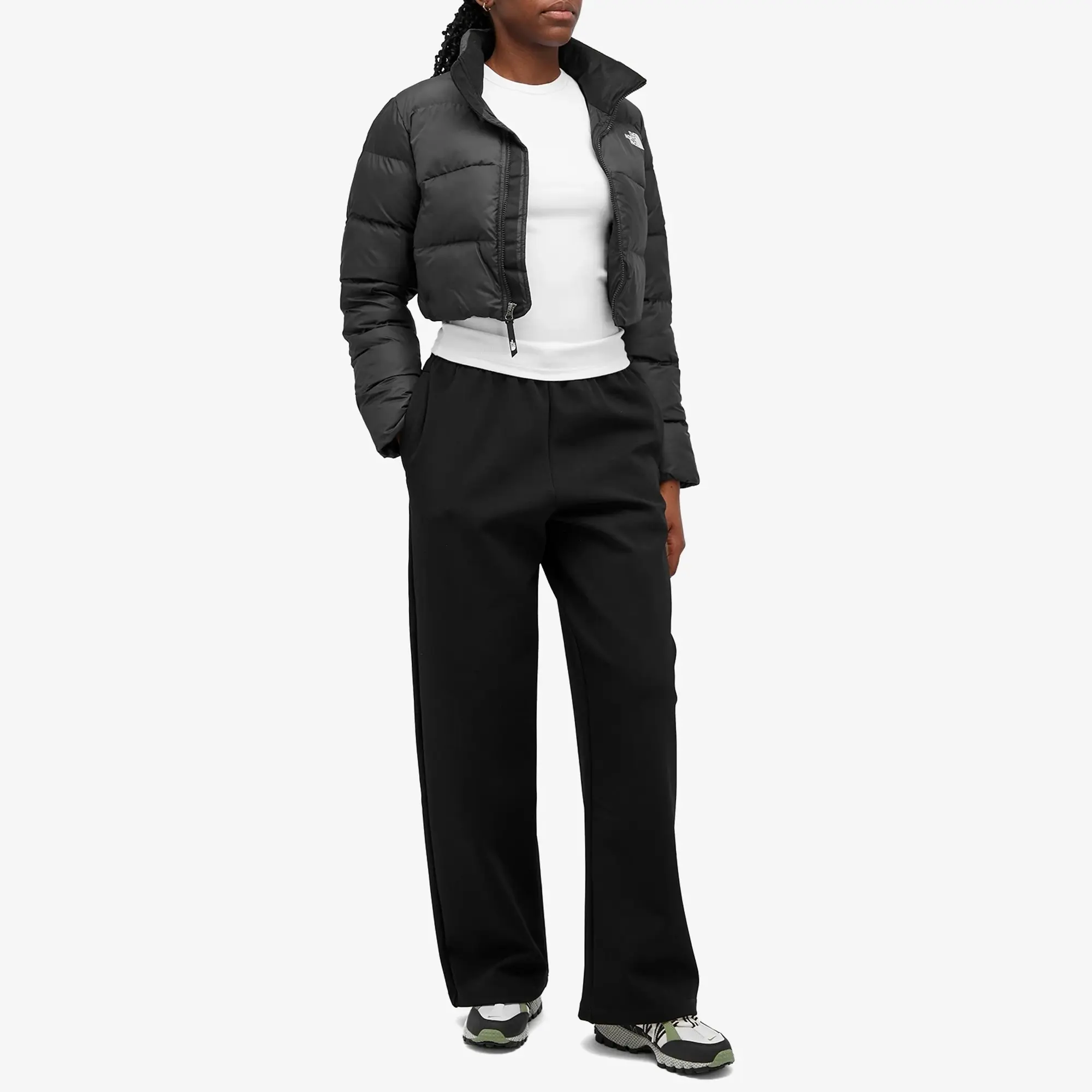 The North Face Womens Crop Saikuru Jacket  - Black - Size XL - Black