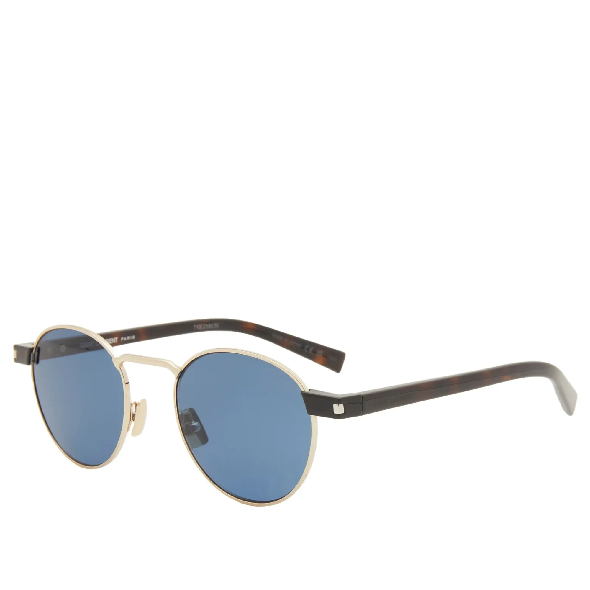 Saint Laurent Sunglasses Saint Laurent SL 707 Sunglasses Gold/Havana/Blue