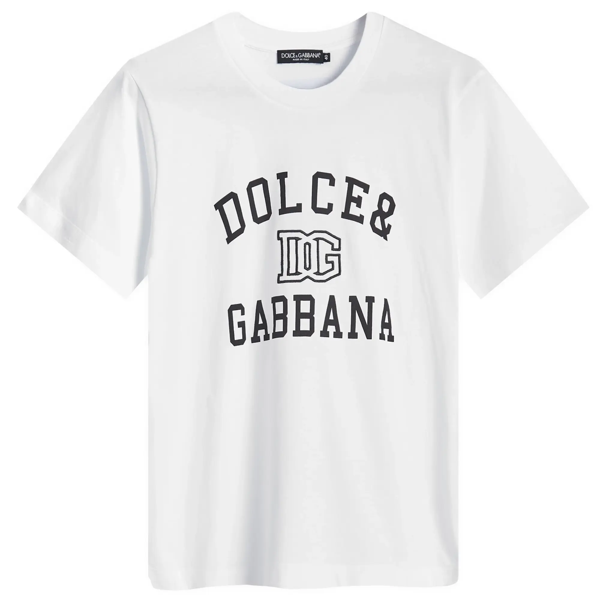 Dolce & Gabbana Women's Logo T-shirt Bianco Ottico