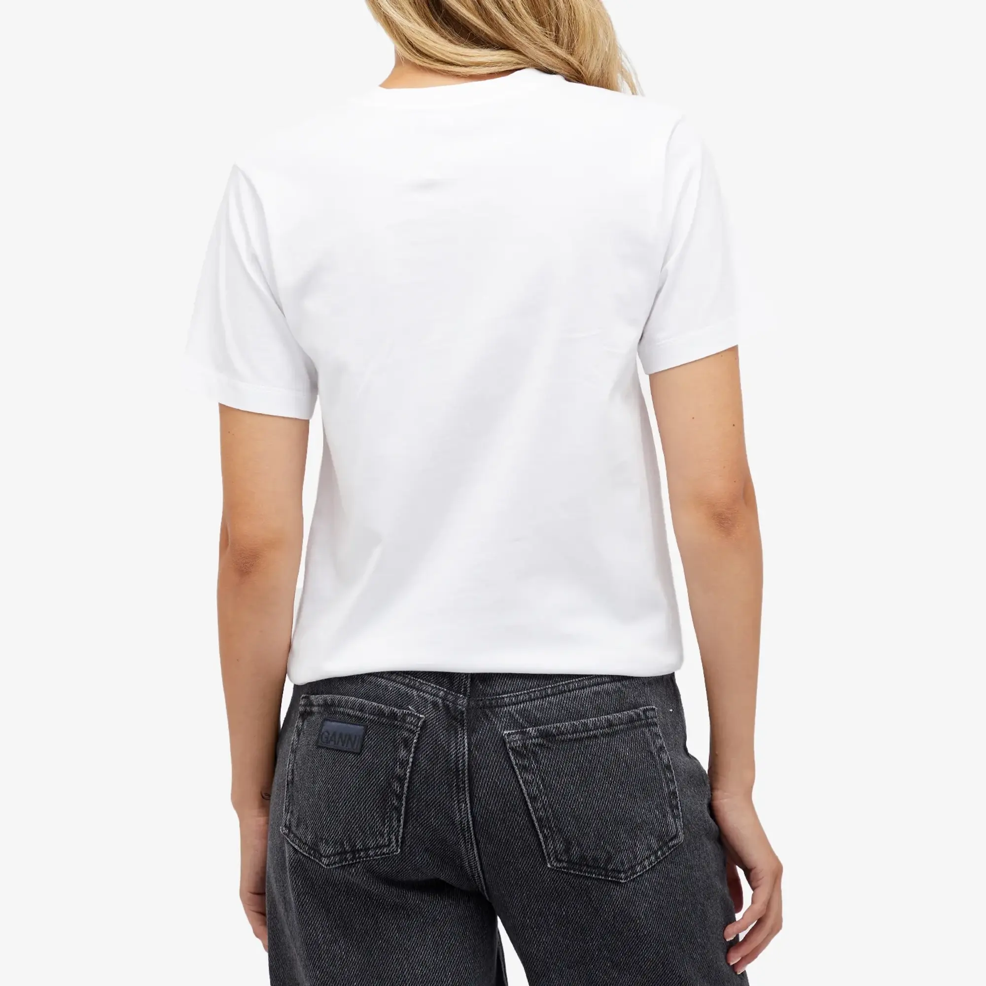 Dolce & Gabbana Women's Logo T-shirt Bianco Ottico