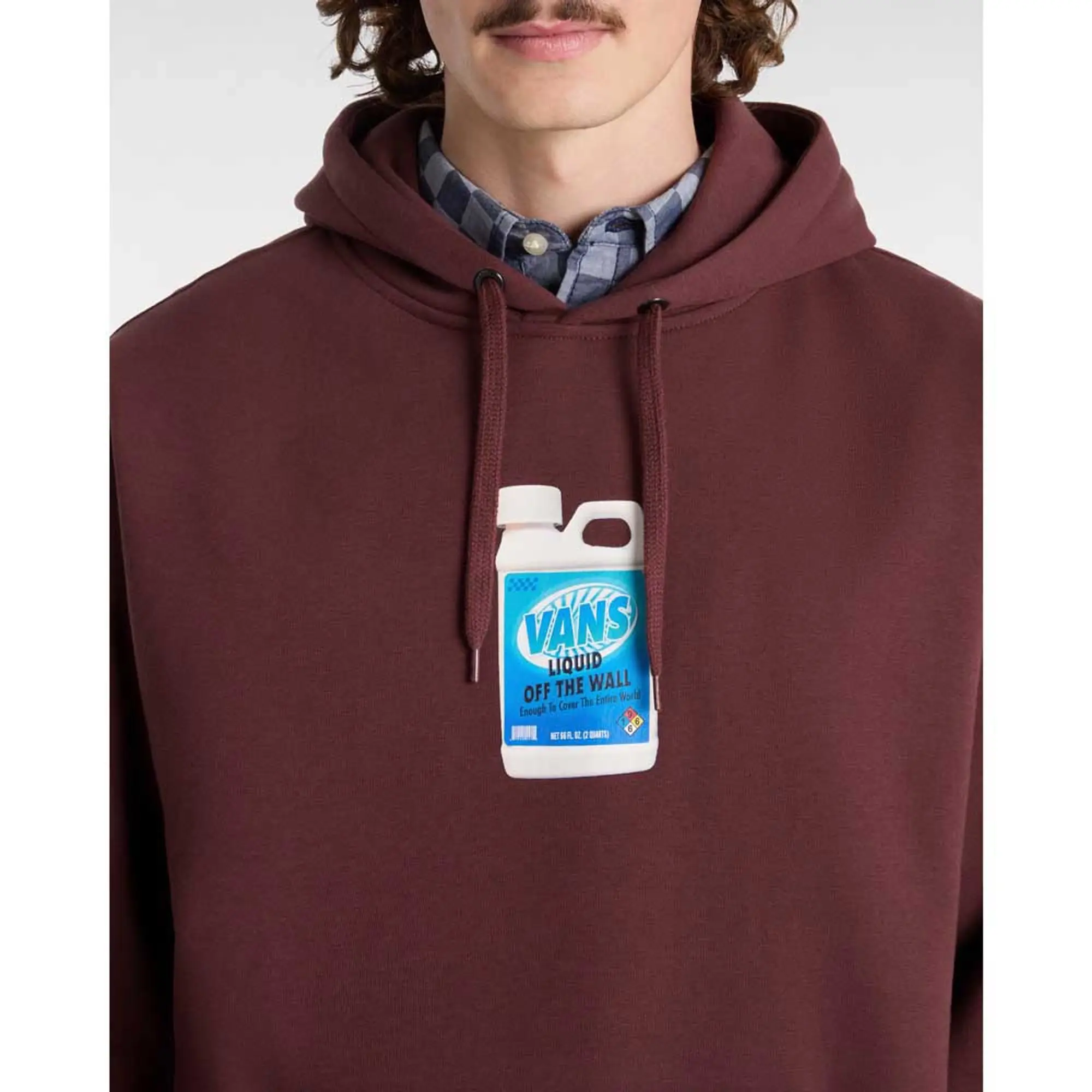 Vans - Extra Strength Loose Pullover Hoodie, Man, Brown