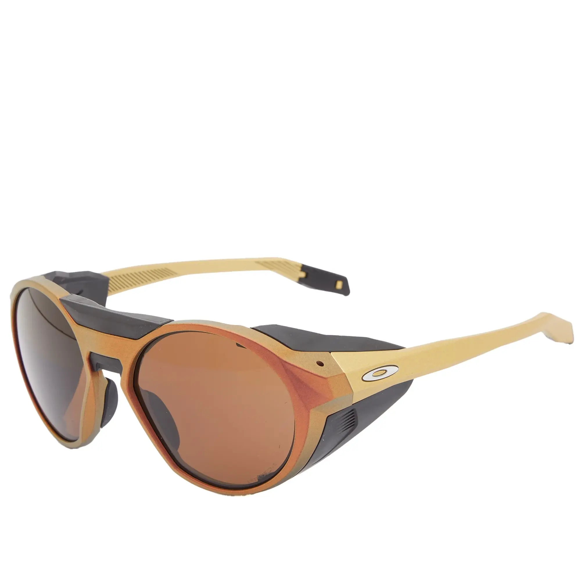 Oakley Men's Clifden Sunglasses Matte Red Gold/Prizm Bronze