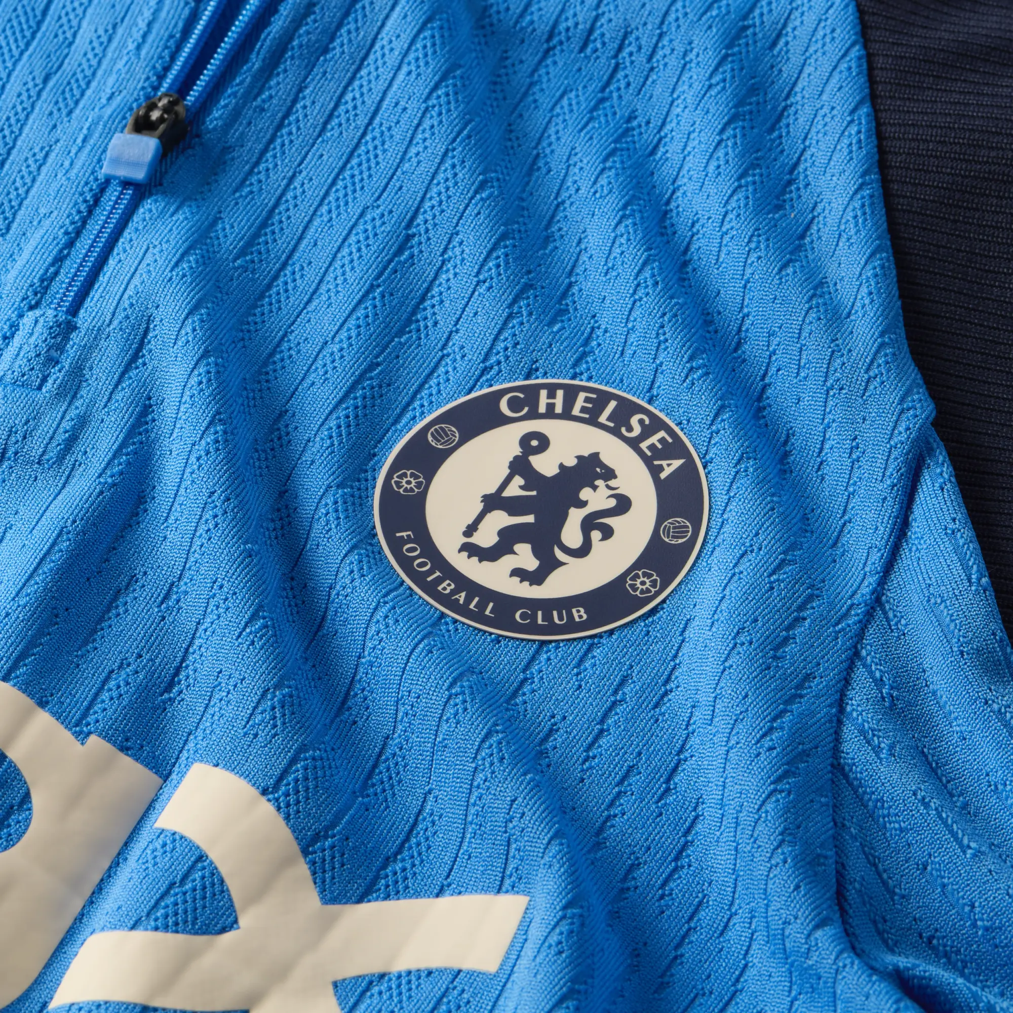 Chelsea F.C. Strike Elite Men's Nike Dri-FIT ADV Football Knit Drill Top - Blue - Polyester/Elastane
