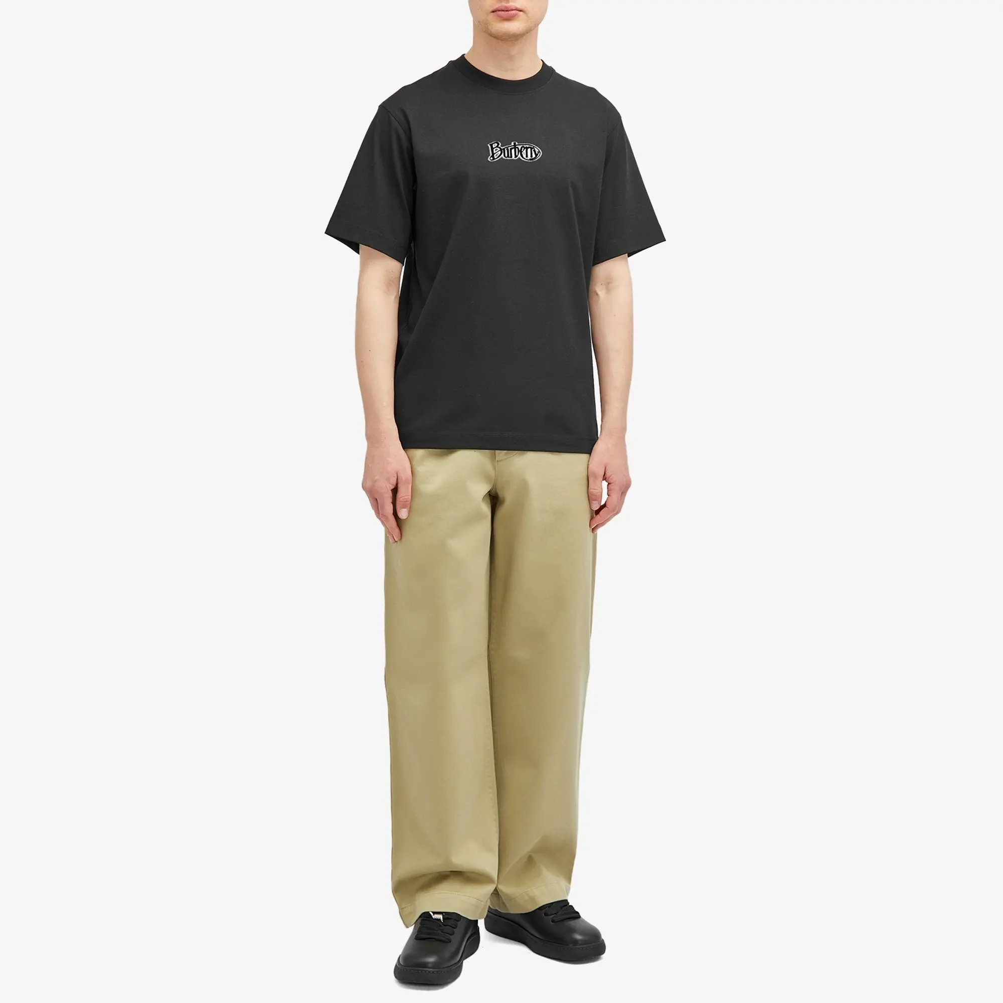 Burberry Men's Archive Logo T-Shirt Coal