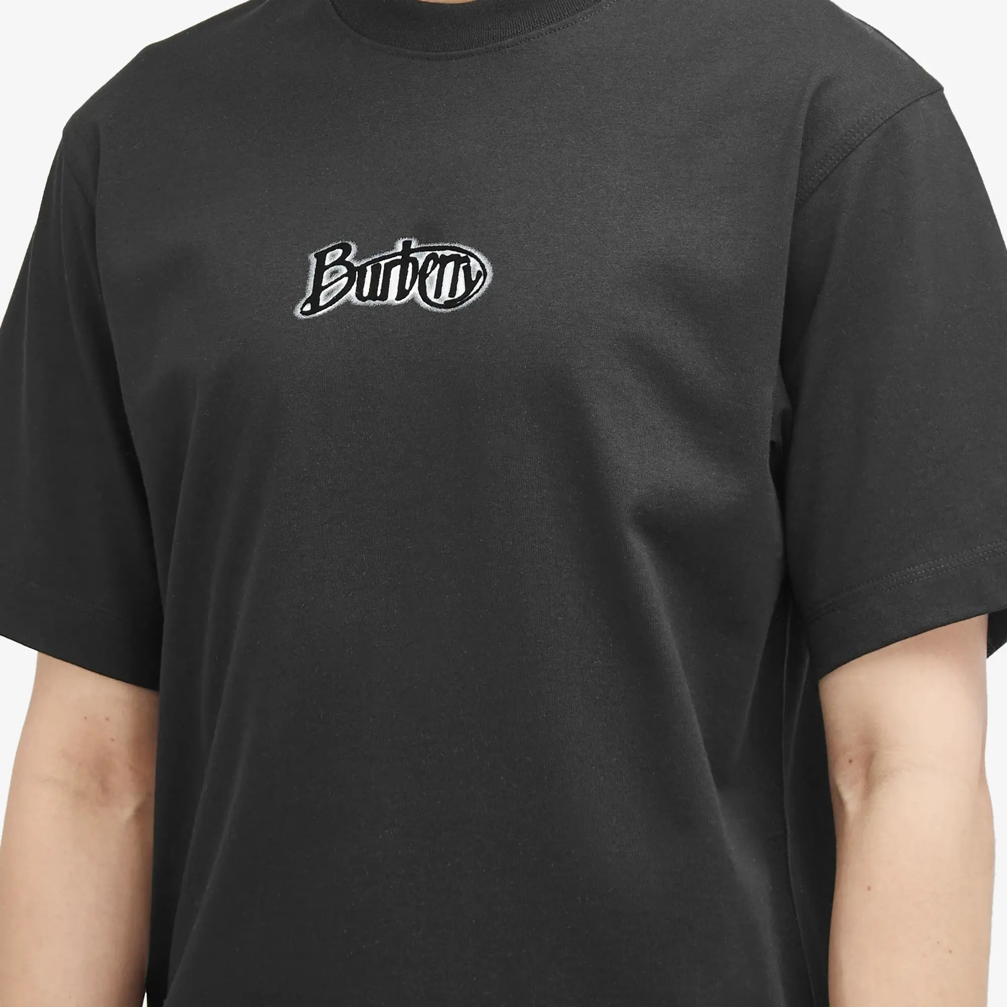 Burberry Men's Archive Logo T-Shirt Coal