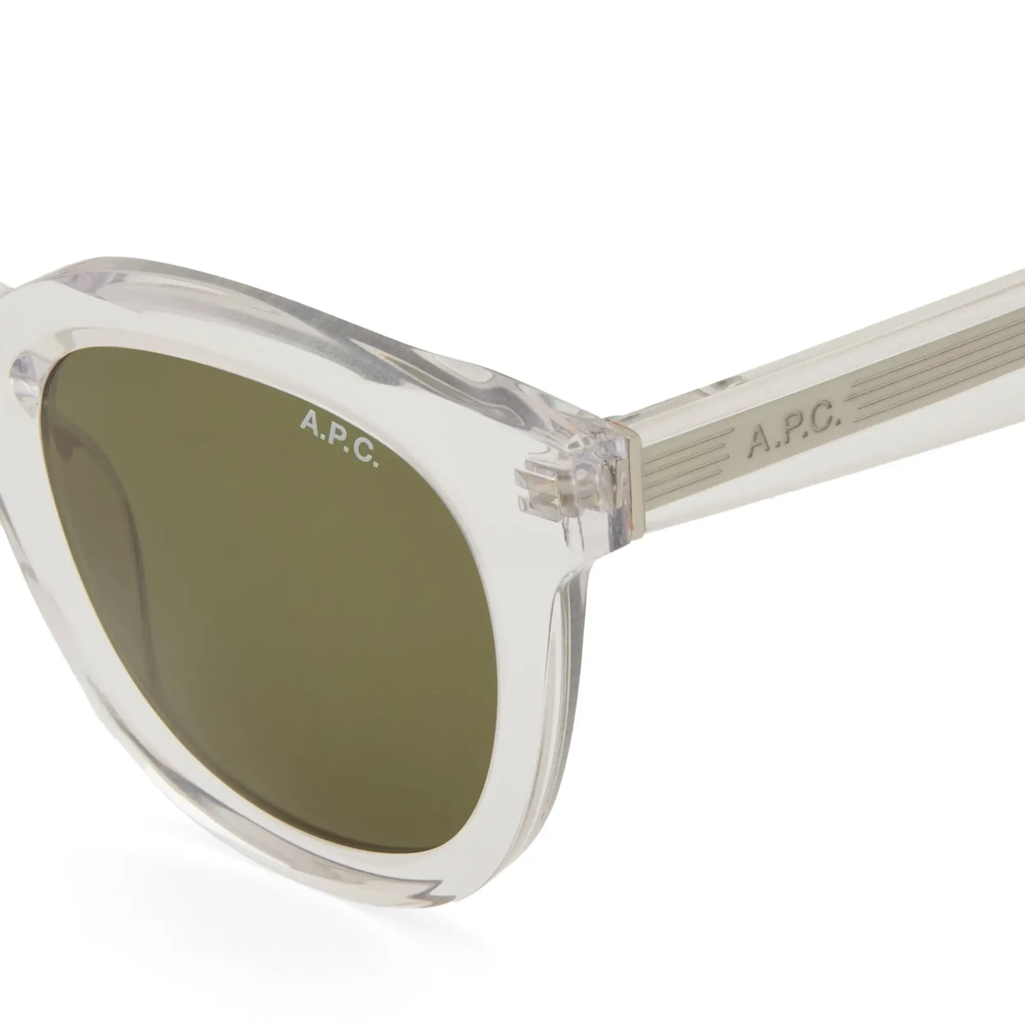 A.P.C. Men's Lou Sunglasses Transparent