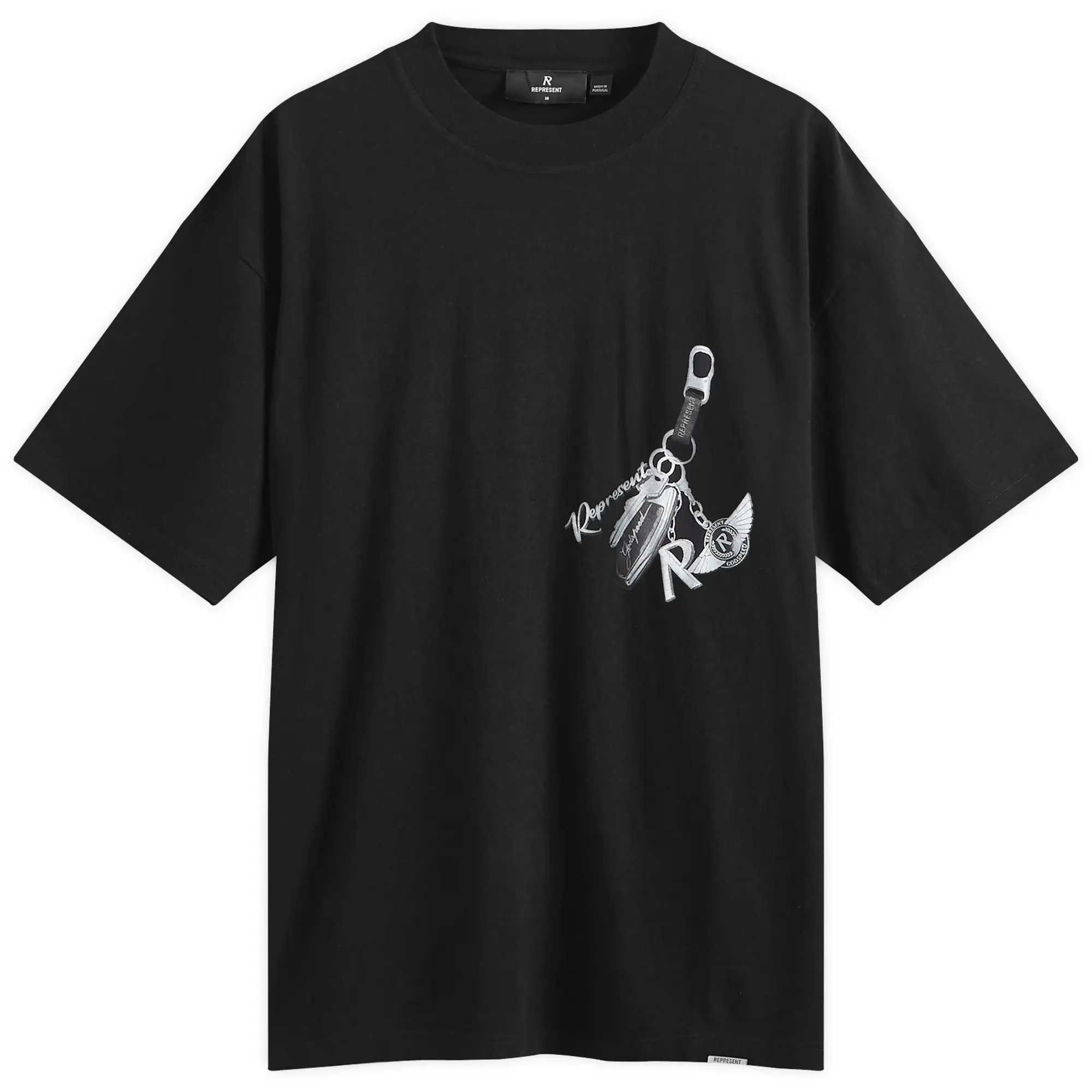 Represent Keys To The Club Tee Men Shortsleeves Black