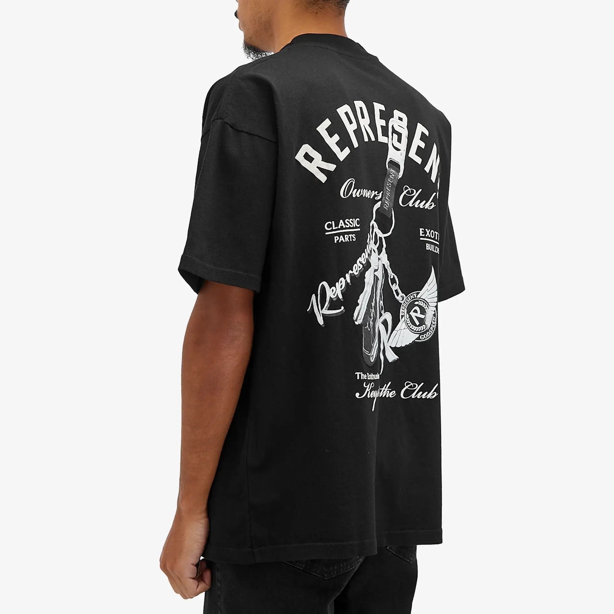 Represent Keys To The Club Tee Men Shortsleeves Black