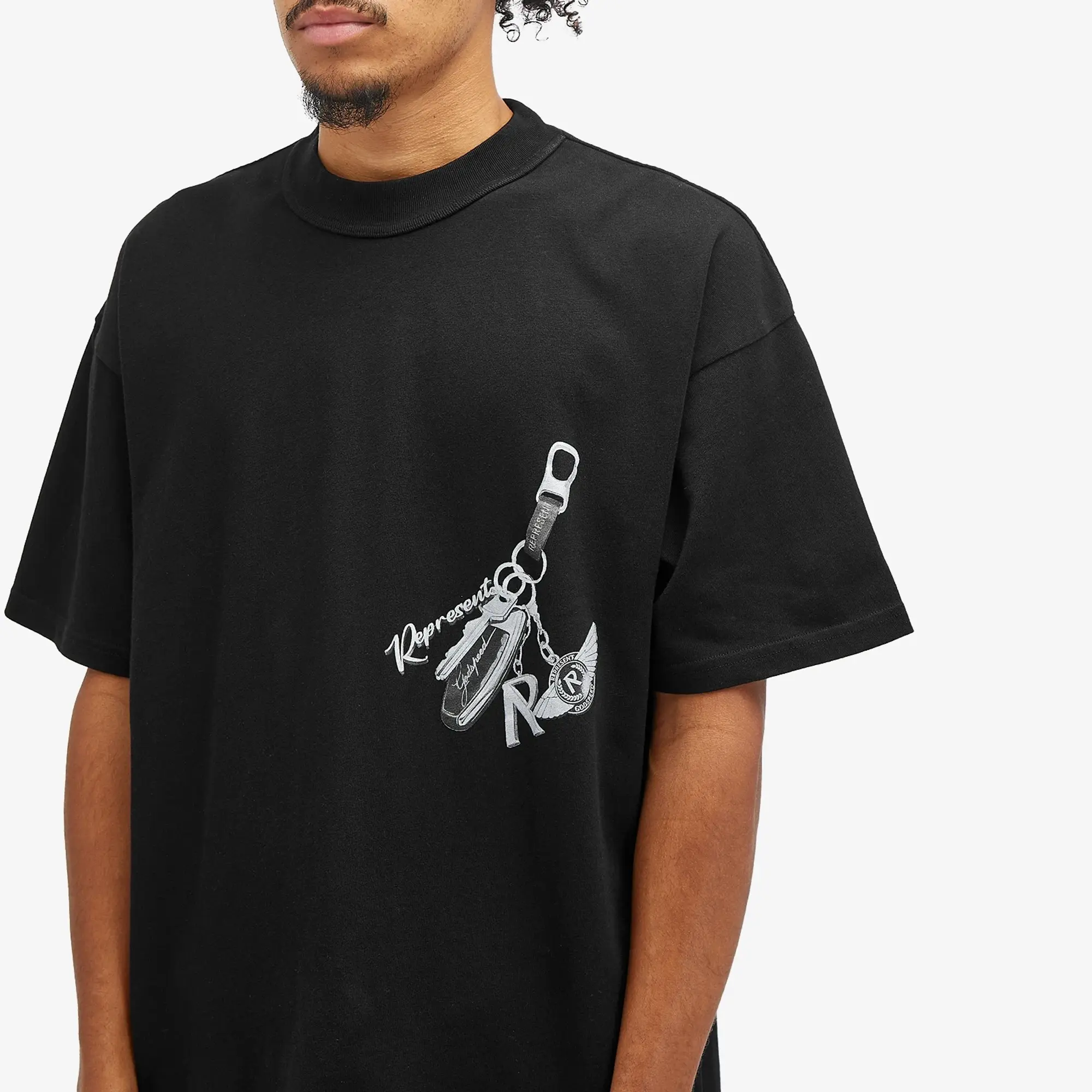 Represent Keys To The Club Tee Men Shortsleeves Black