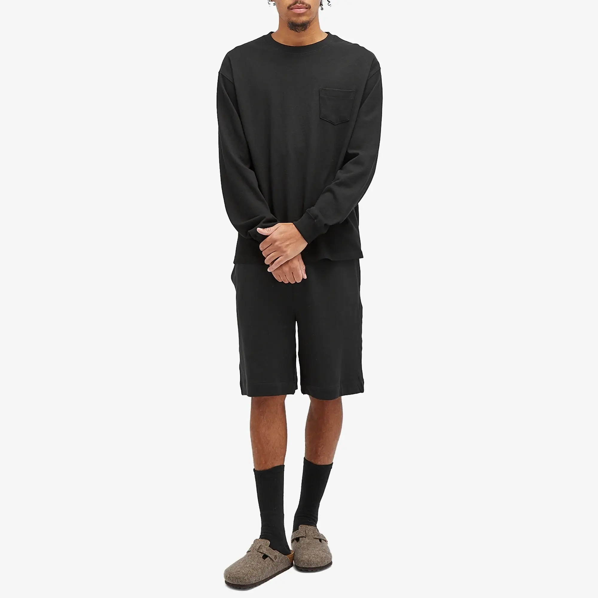 Calvin Klein Modern Terry Lounge Shorts, Black