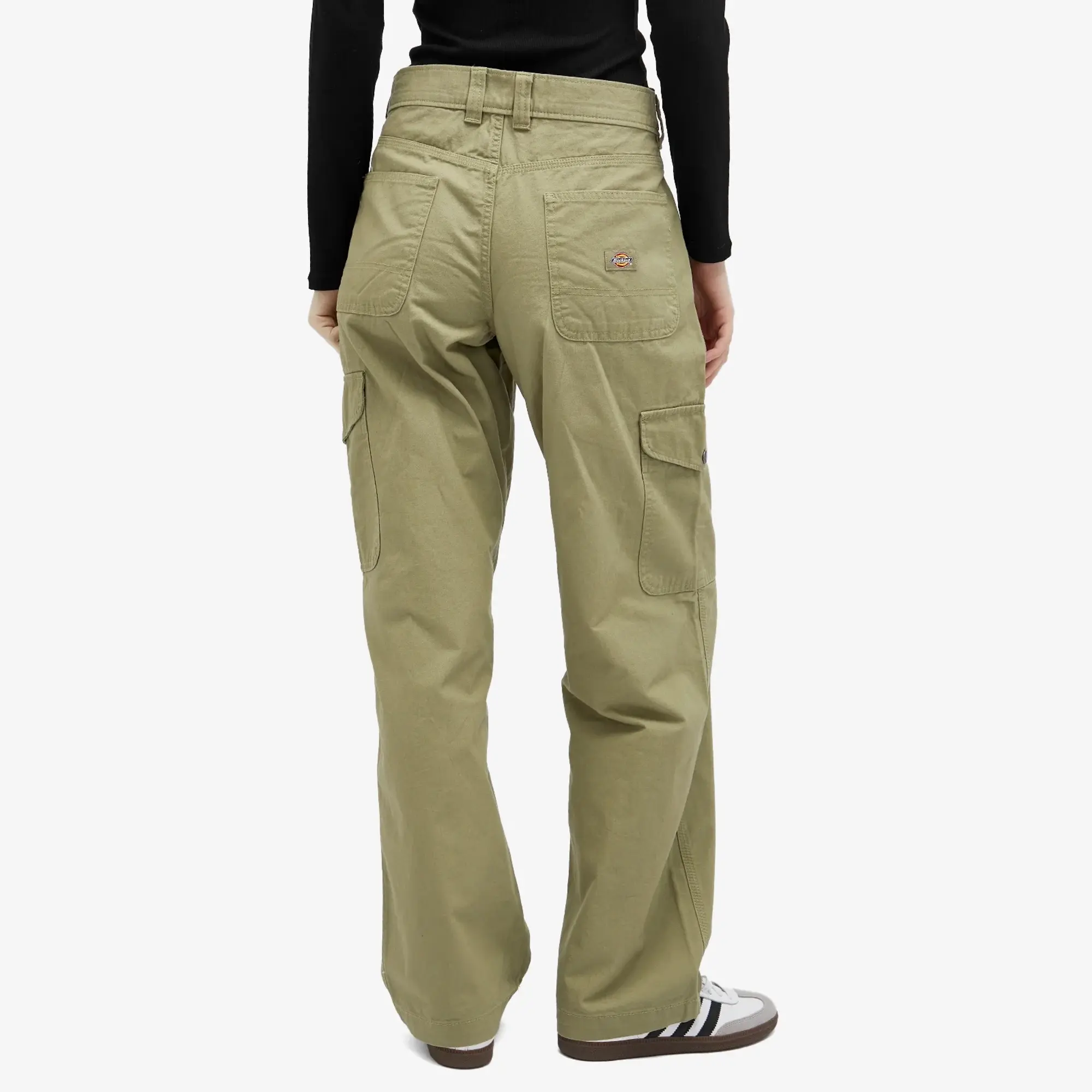 Dickies Women's Duck Canvas Cargo Pants Imperial Green