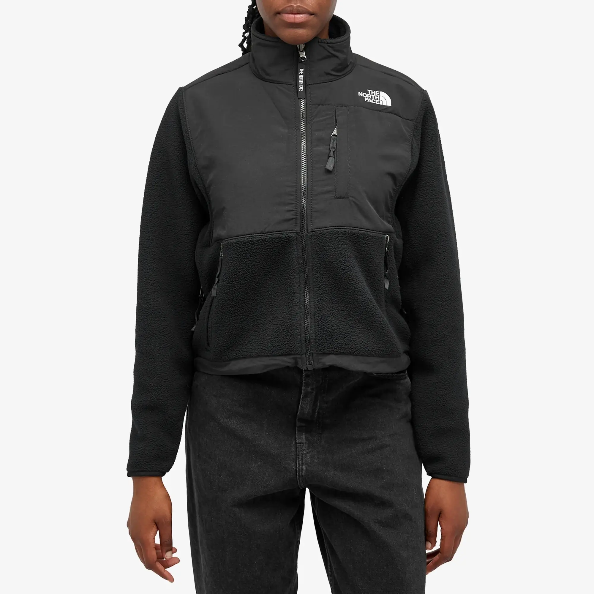 The North Face Retro Denali Heavyweight Polar Fleece Jacket In Black