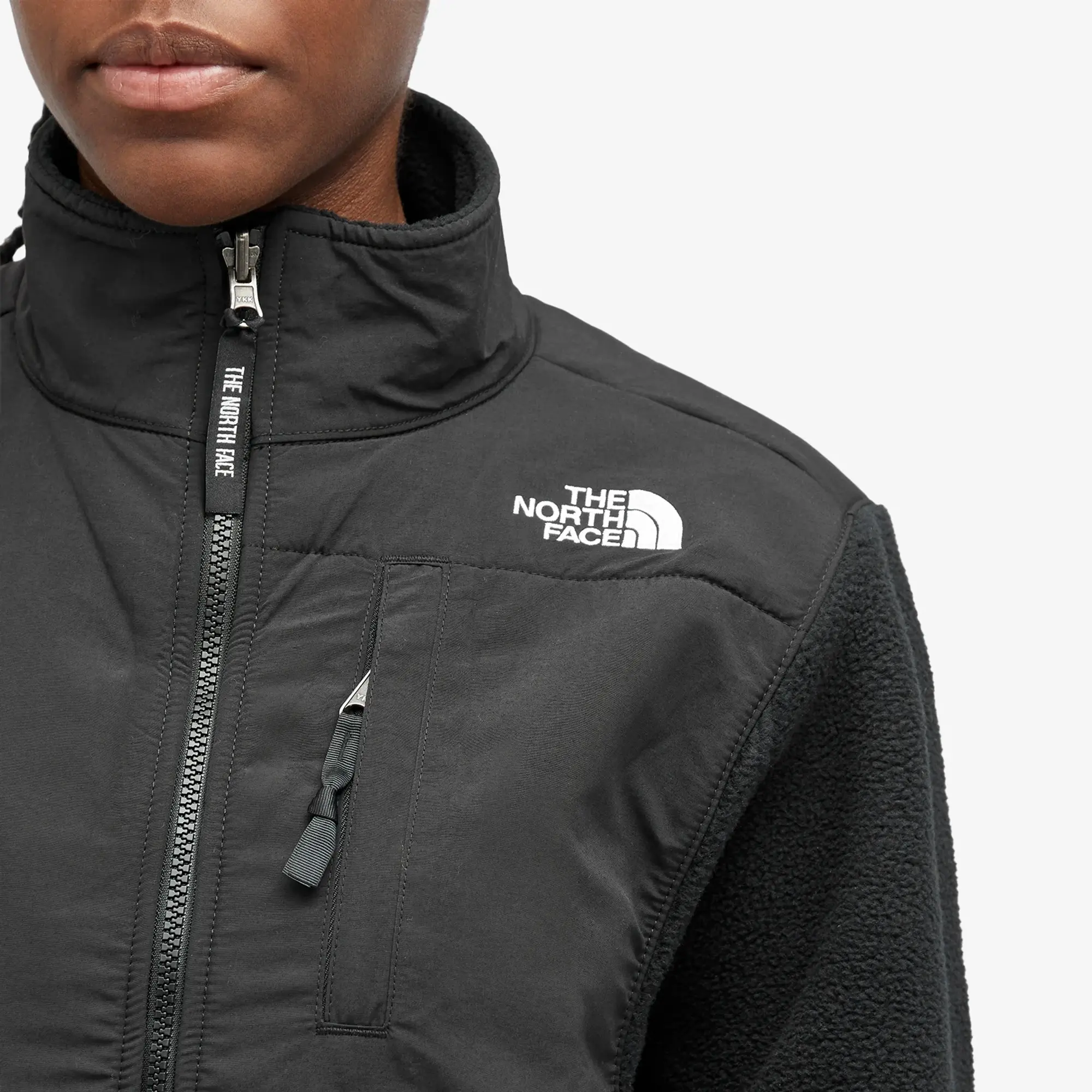 The North Face Retro Denali Heavyweight Polar Fleece Jacket In Black