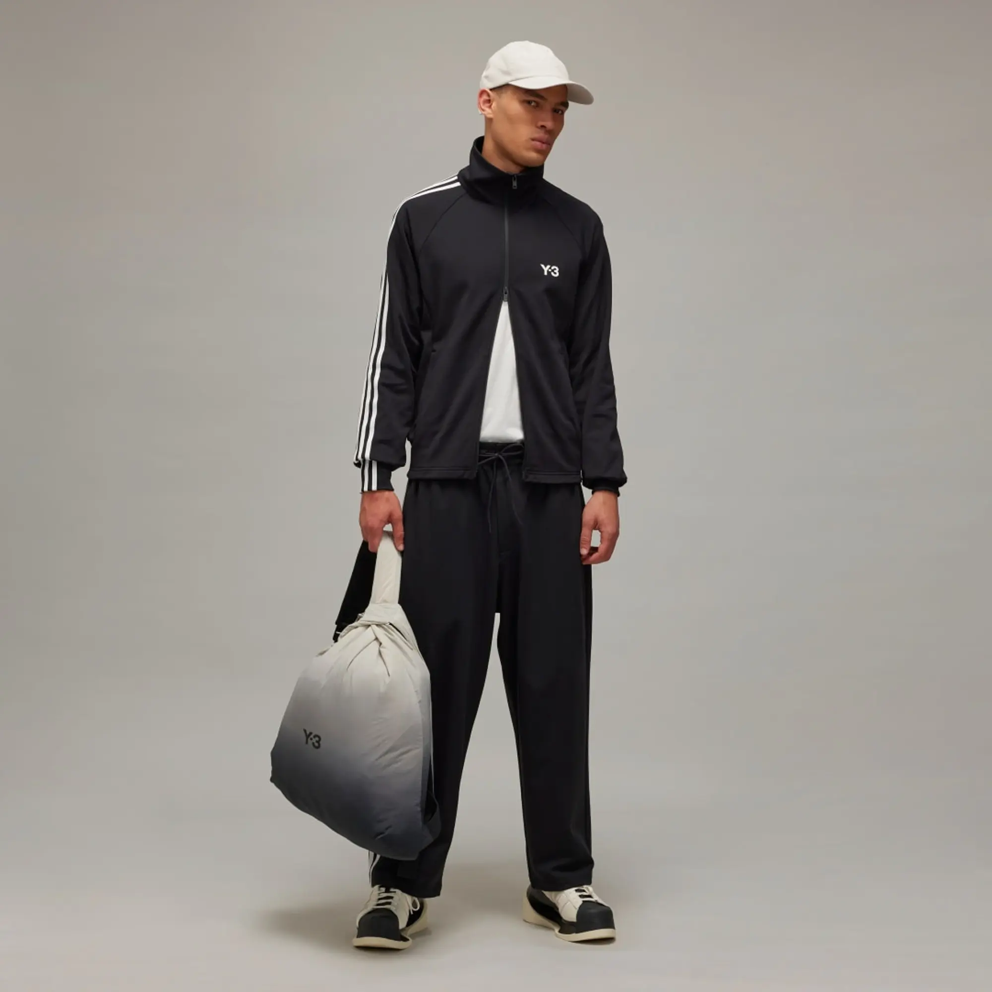 Y-3 Men's 3-Stripe Track Top Black