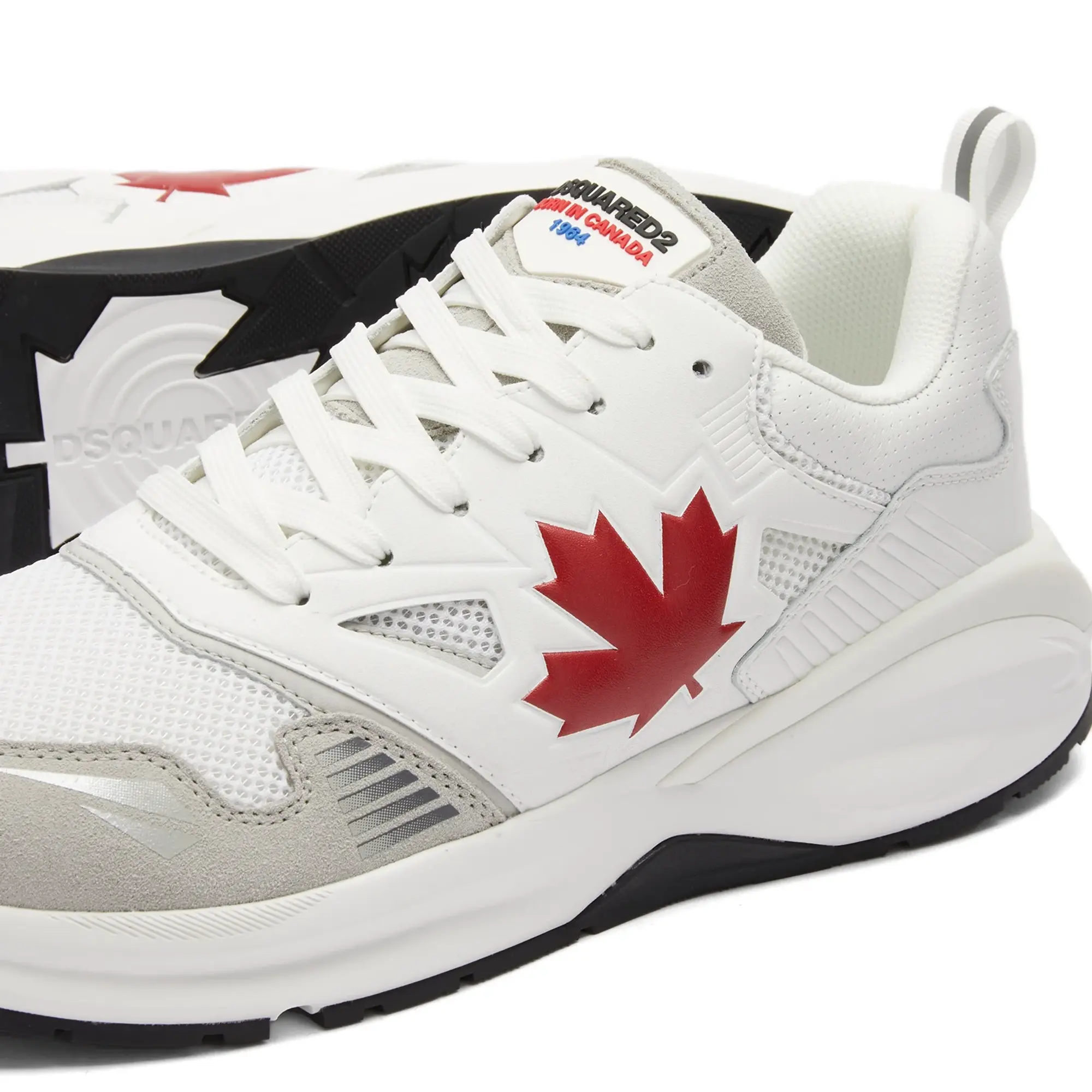 Dsquared2 Men's Dash Sneakers White/Red