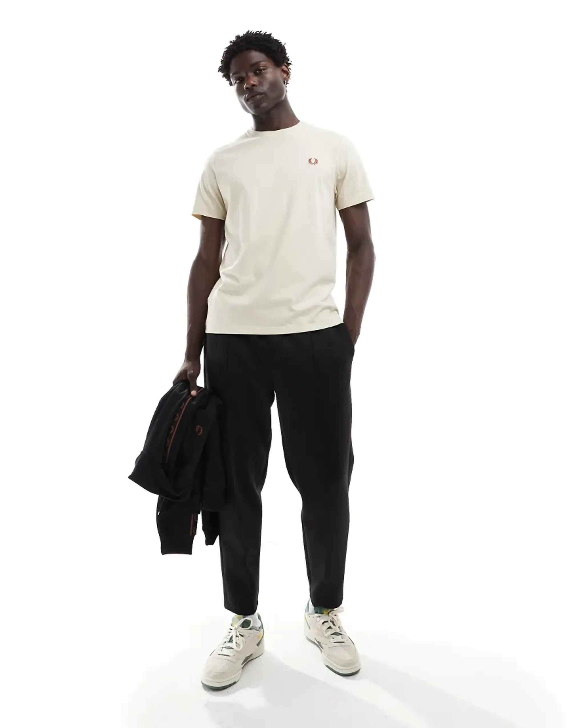 Fred Perry T-Shirt In Off White