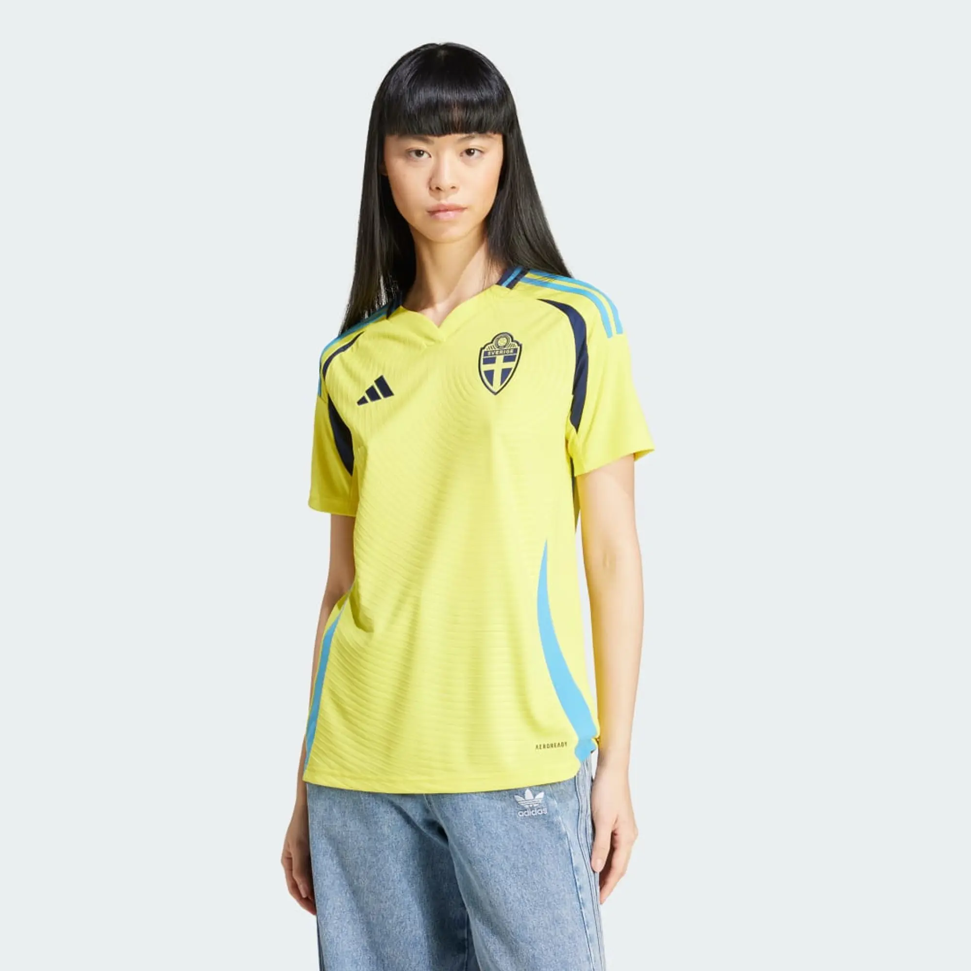 adidas Sweden Womens SS Home Shirt 2024