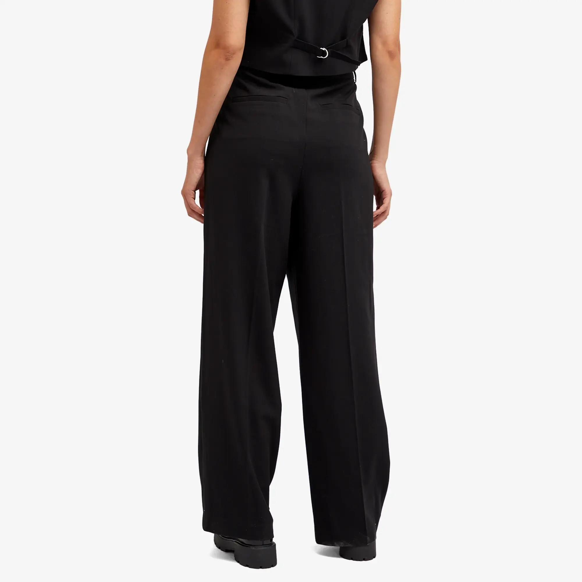 Good American Women's Suiting Good 90S Pleated Trouser Black