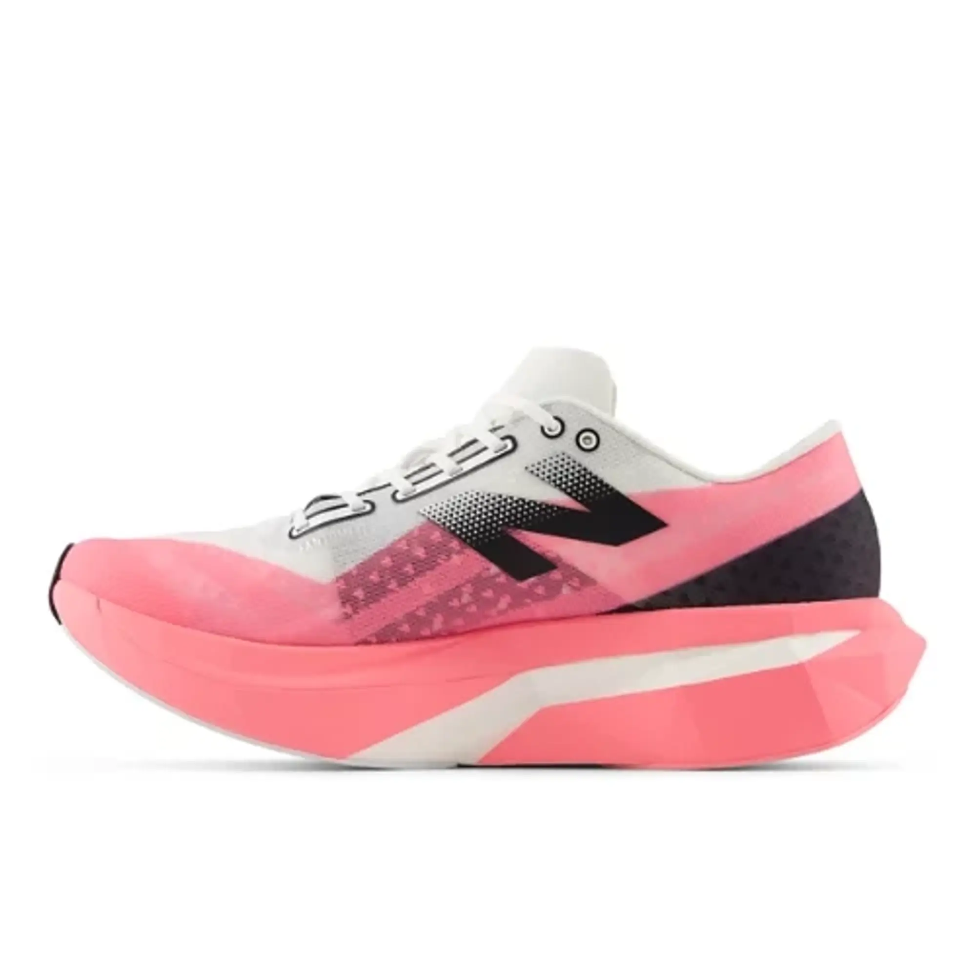 New Balance Men's FuelCell SuperComp Elite v4 in Pink/White/Black Synthetic